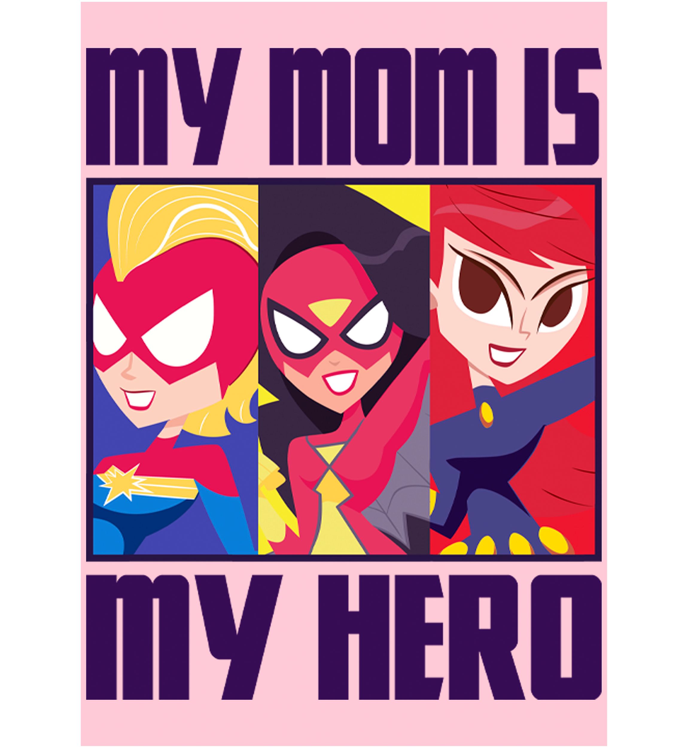 Girls 4-6x Seasonal Hero Mom BoxUp Graphic T-Shirt