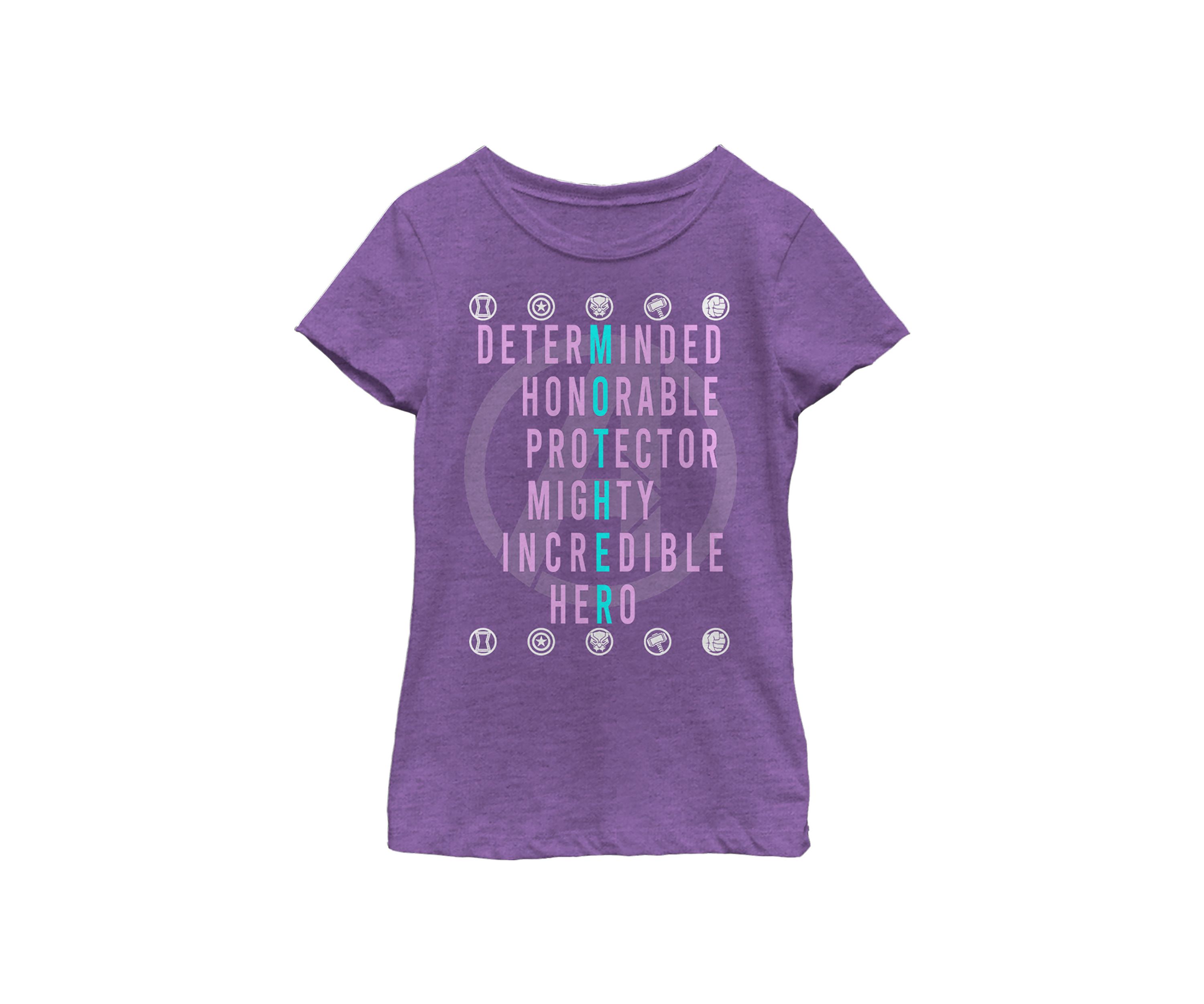 Girls 4-6x Seasonal Mother Hero Avenger Box Graphic T-Shirt
