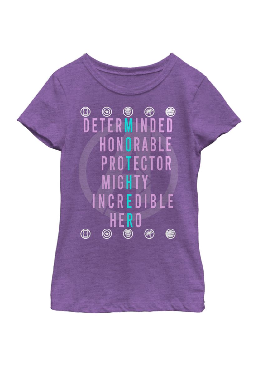 Girls 4-6x Seasonal Mother Hero Avenger Box Graphic T-Shirt