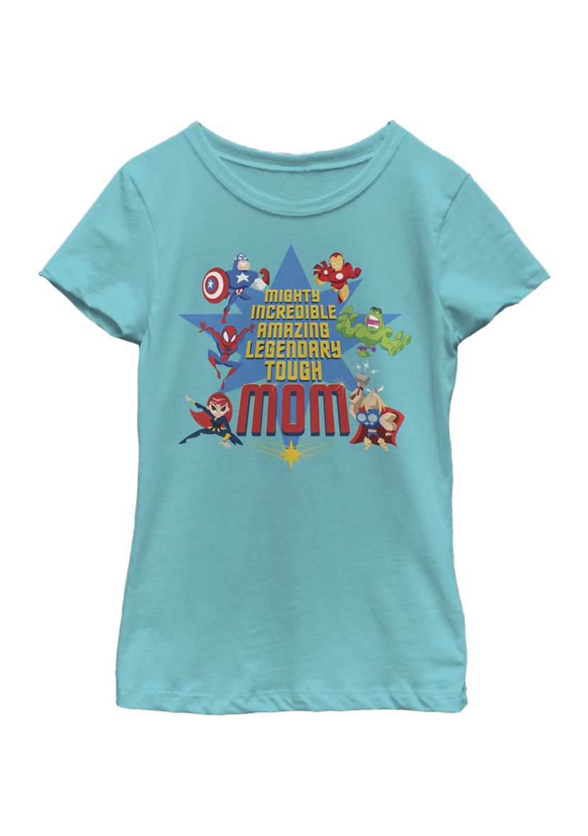 Girls 4-6x Seasonal Mom Cute Listed Graphic T-Shirt