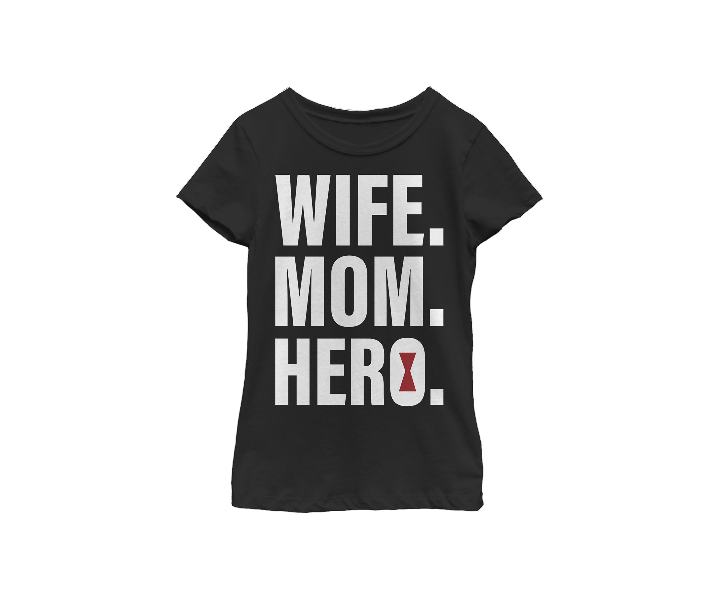 Girls 4-6x Seasonal Wife Mom Black Widow Graphic T-Shirt