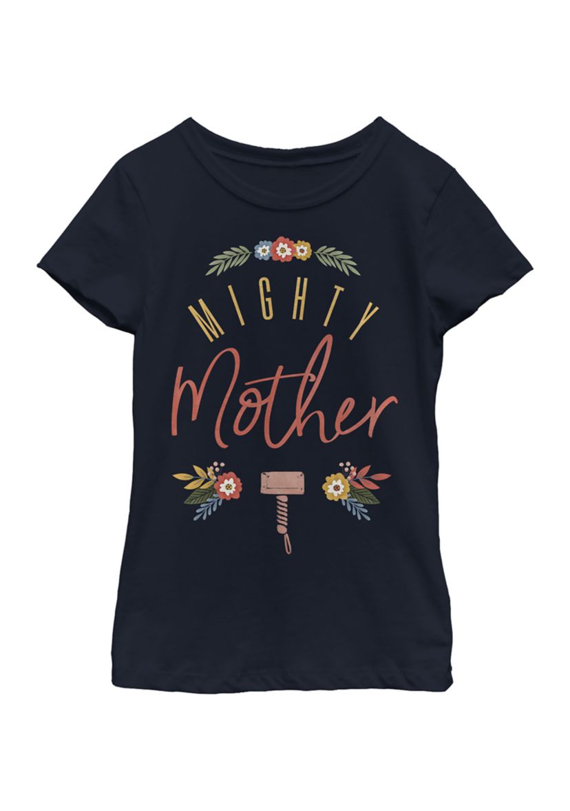 Girls 4-6x Seasonal Might Mother Floral Graphic T-Shirt