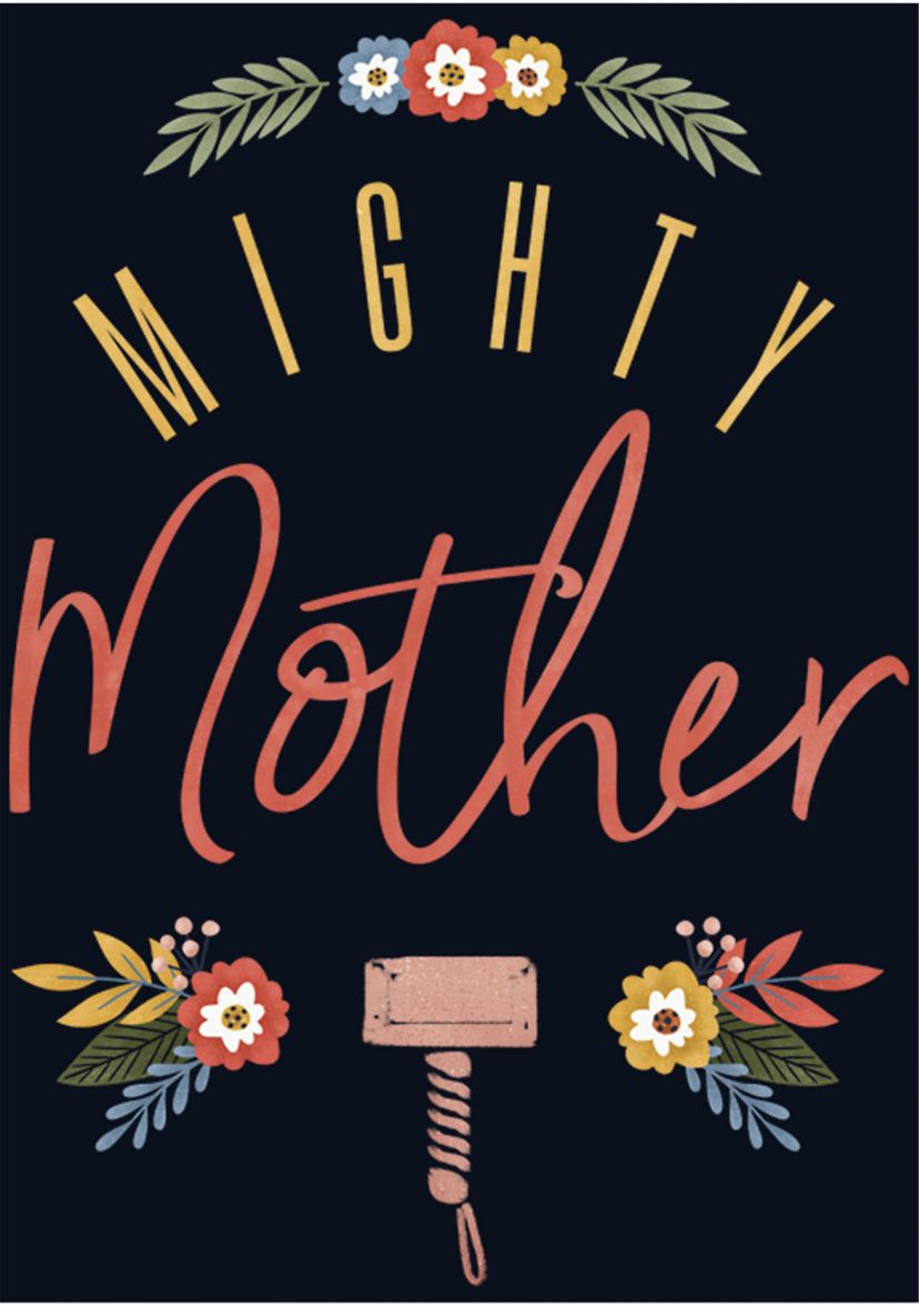 Girls 4-6x Seasonal Might Mother Floral Graphic T-Shirt