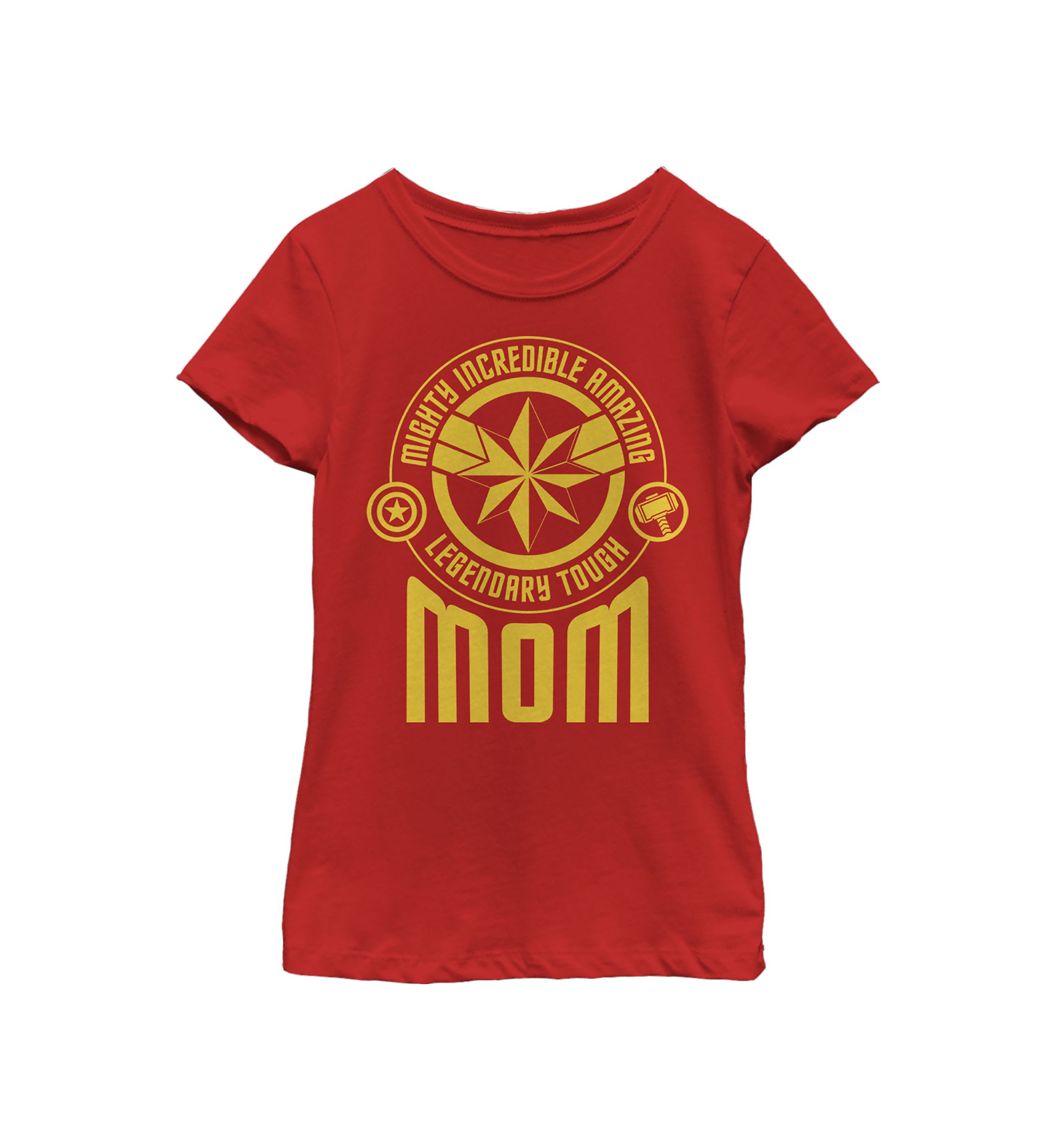 Girls 4-6x Seasonal Mom Tonal Badges Graphic T-Shirt