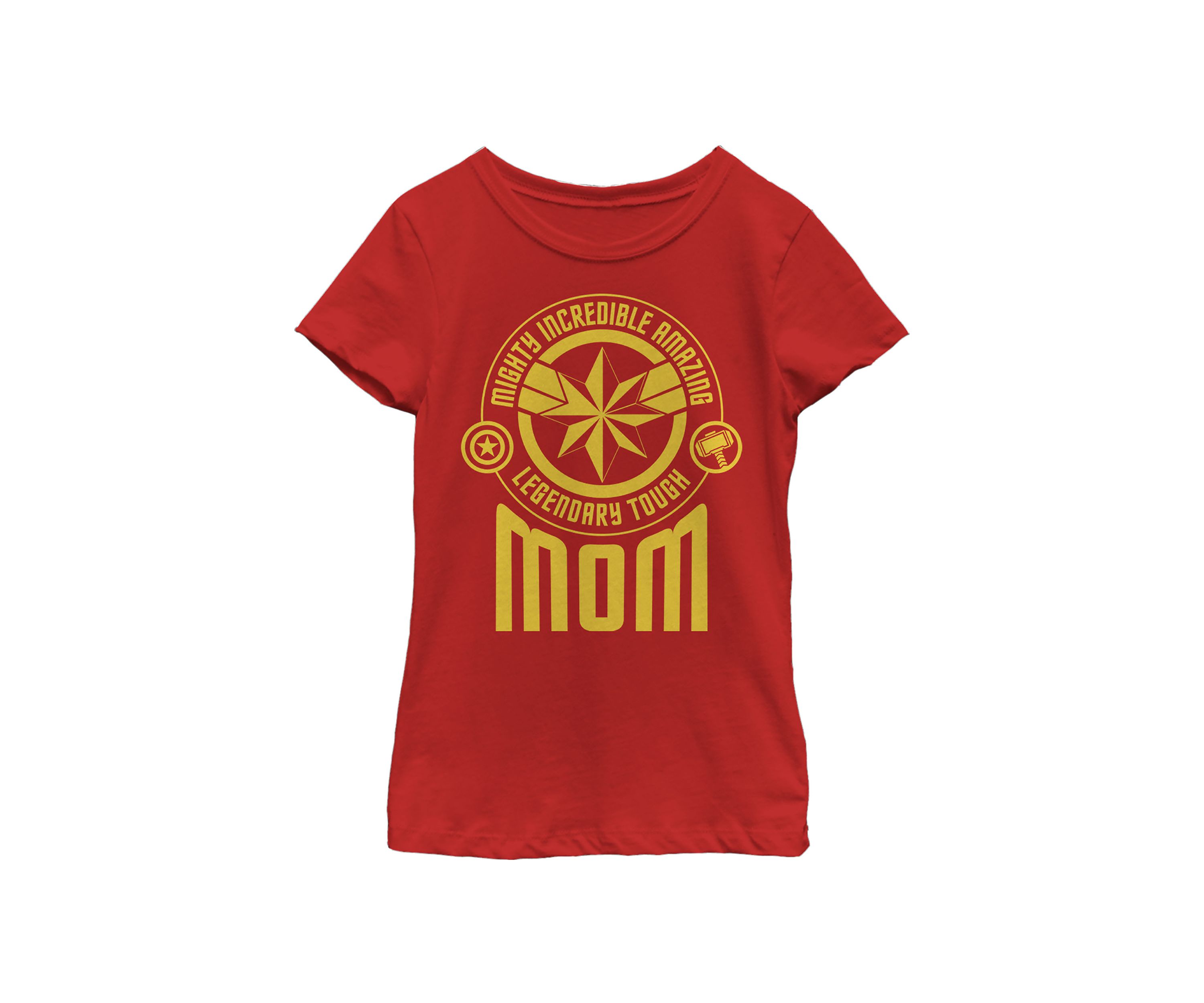 Girls 4-6x Seasonal Mom Tonal Badges Graphic T-Shirt