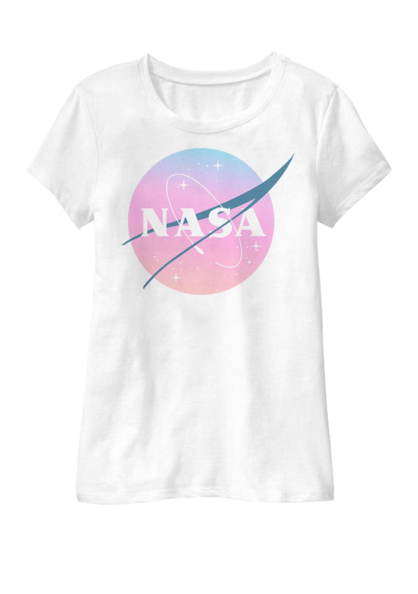 Girls 7-16 Pastel Rainbow Classic Logo Short Sleeve Graphic T-Shirt