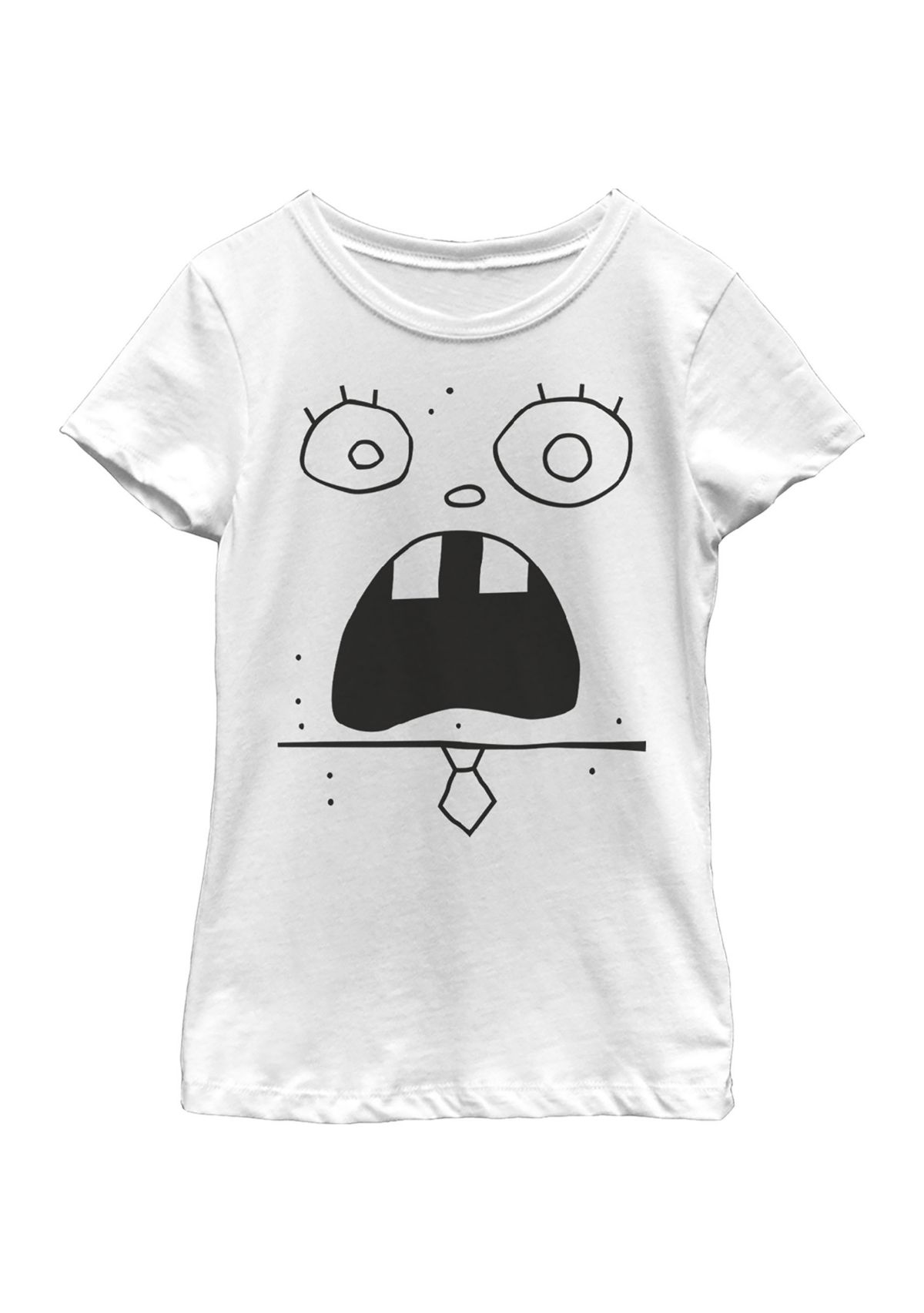 Girls 4-6x DoodleBob Face Graphic T-Shirt
