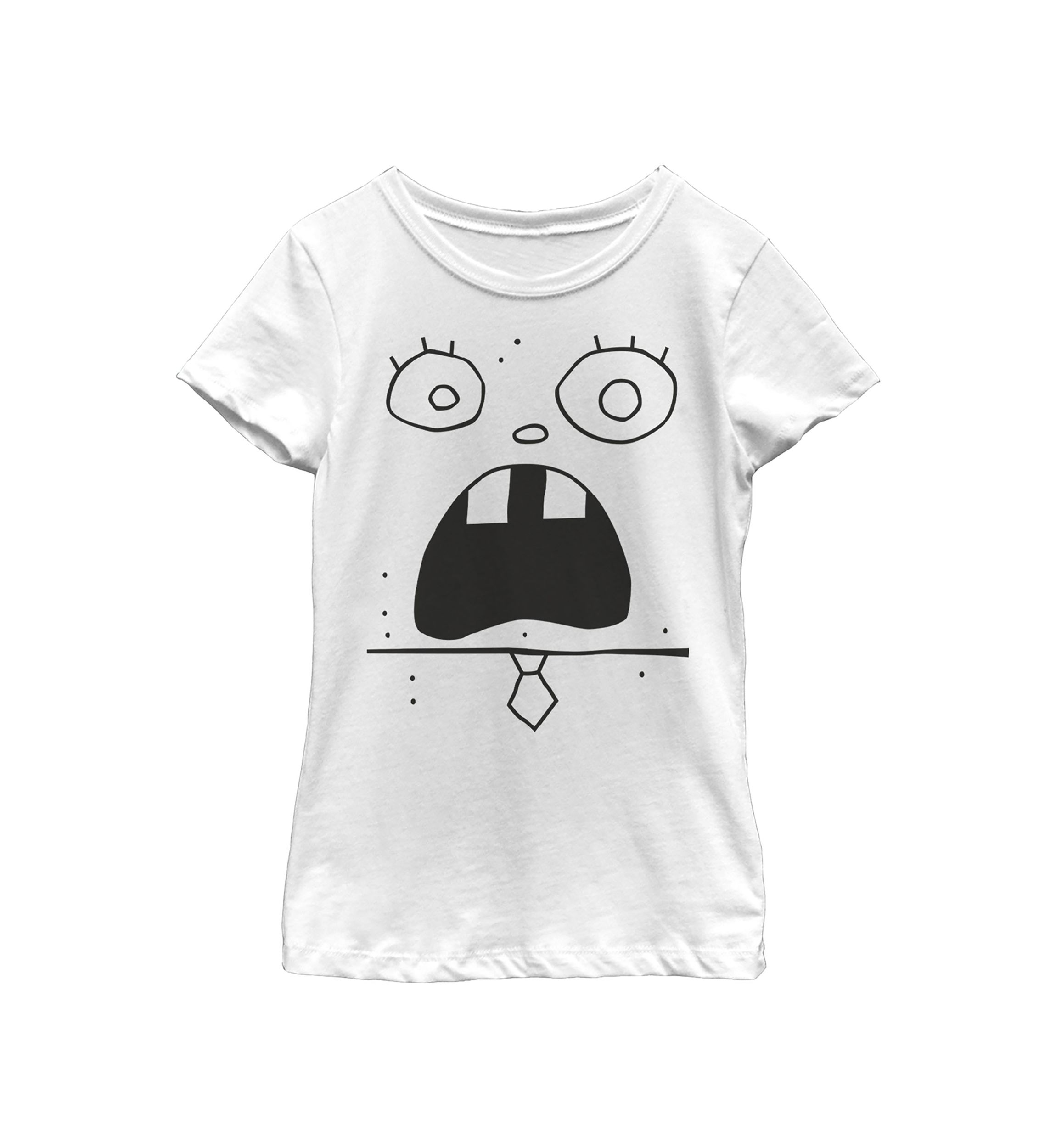 Girls 4-6x DoodleBob Face Graphic T-Shirt