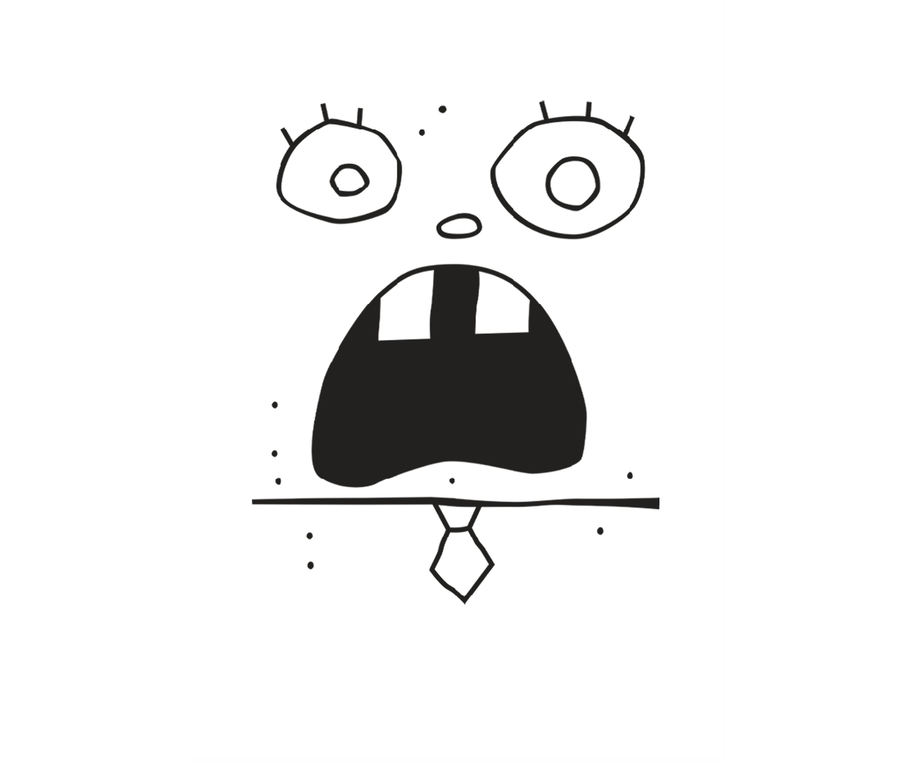 Girls 4-6x DoodleBob Face Graphic T-Shirt