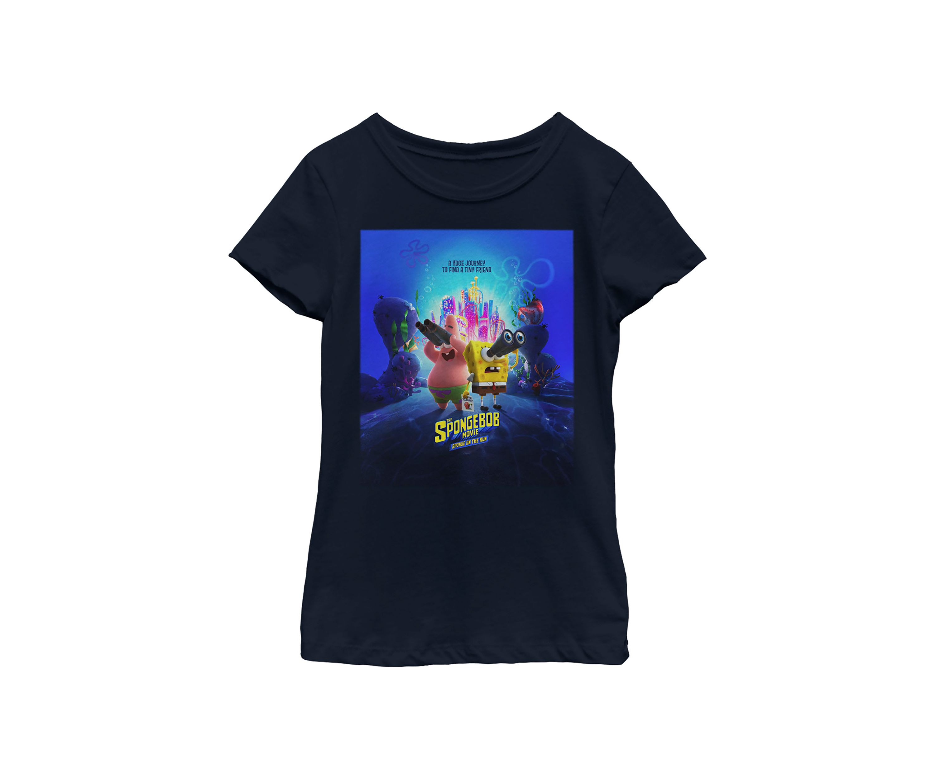 Girls 46x Spongebob Movie Spongebob Binocular Poster Graphic Top