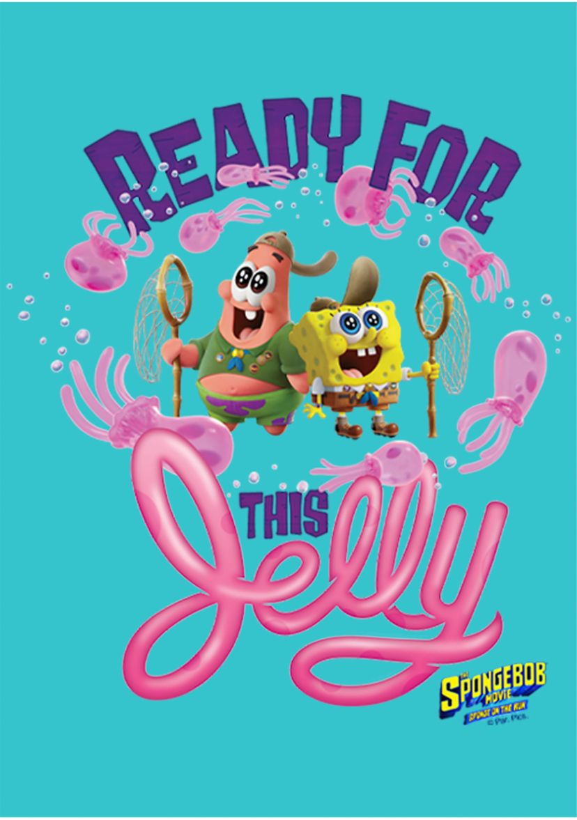 Girls 46x Spongebob Movie Jelly Time Graphic Top