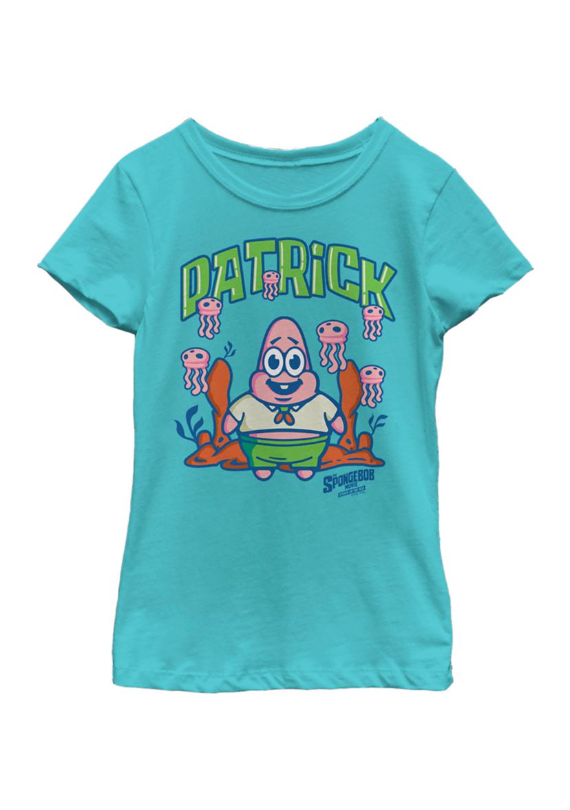 Girls 46x Spongebob Movie Kid Patrick Graphic Top