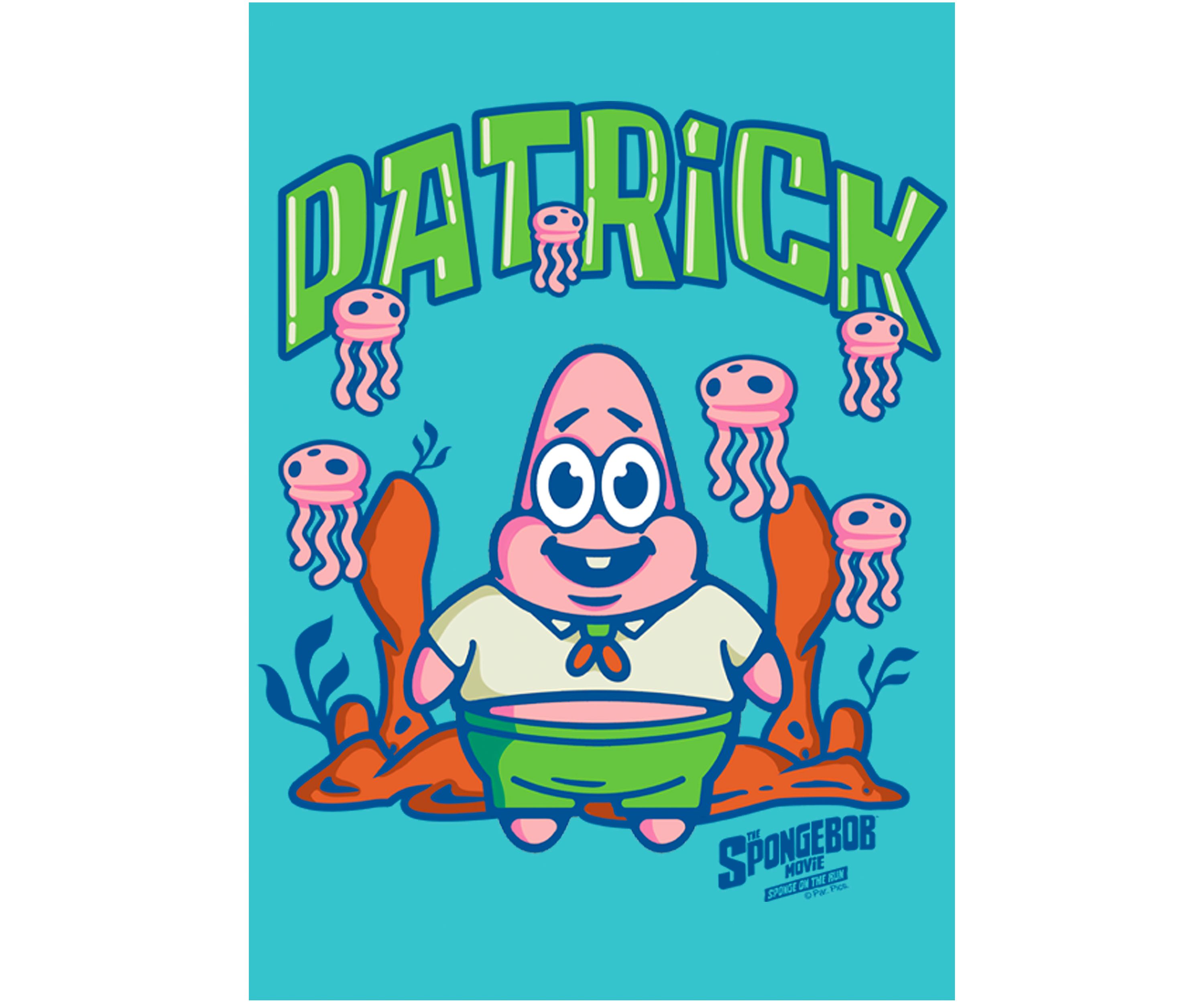 Girls 46x Spongebob Movie Kid Patrick Graphic Top