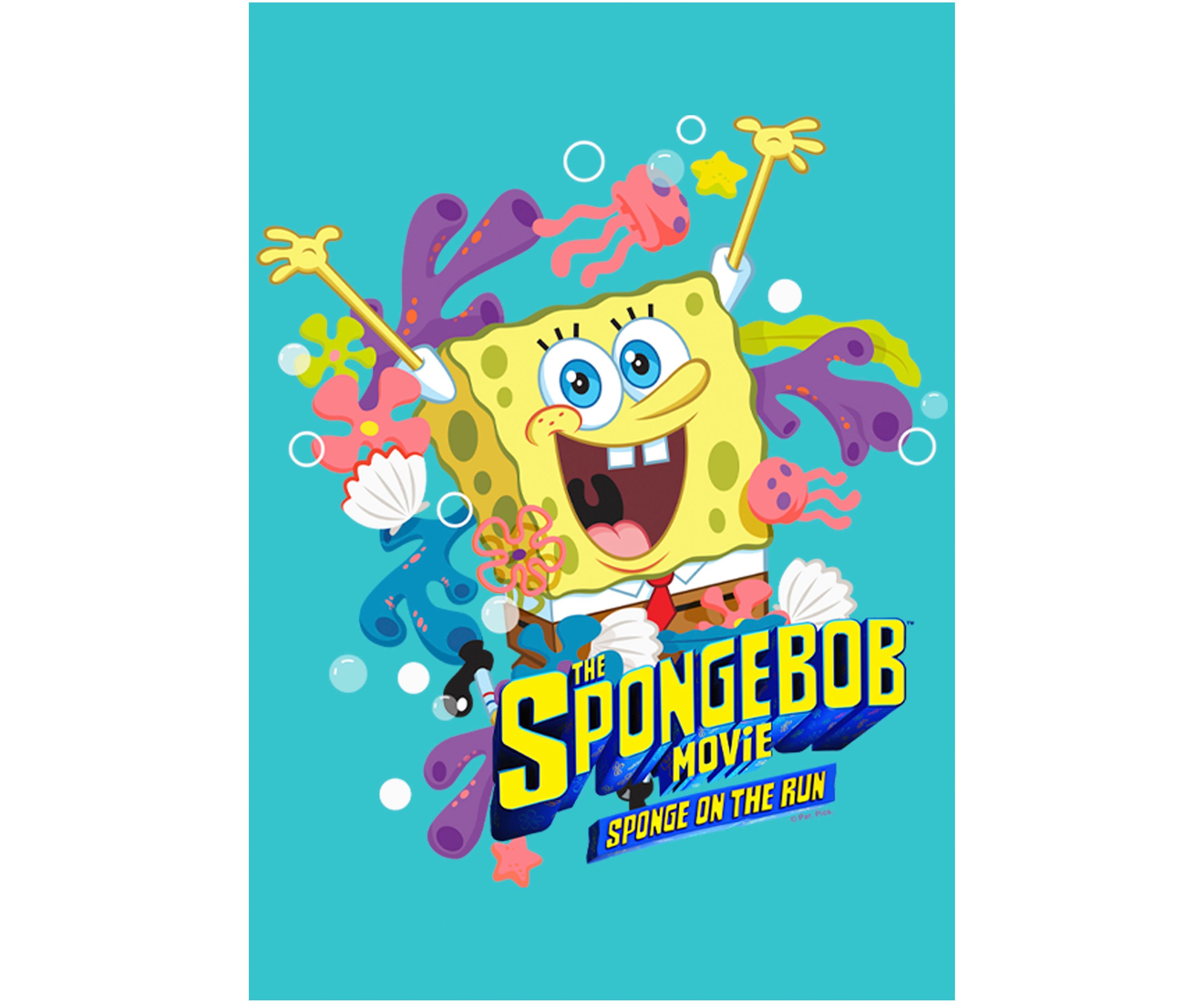 Girls 46x Spongebob Movie Sponge On The Run Graphic Top