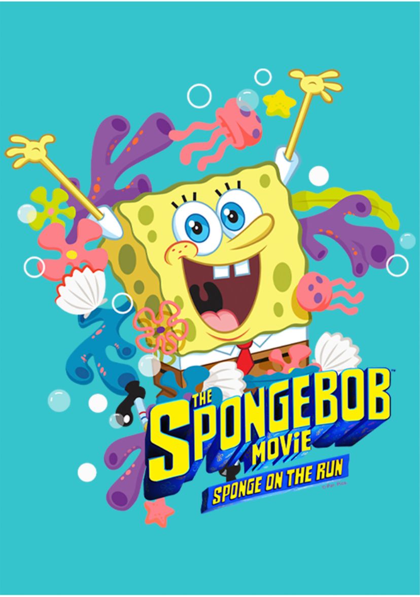 Girls 46x Spongebob Movie Sponge On The Run Graphic Top