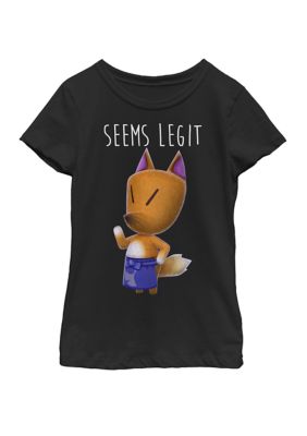 Download Nintendo Girls 7 16 Animal Crossing Redd The Fox Seems Legit Short Sleeve Graphic T Shirt Belk