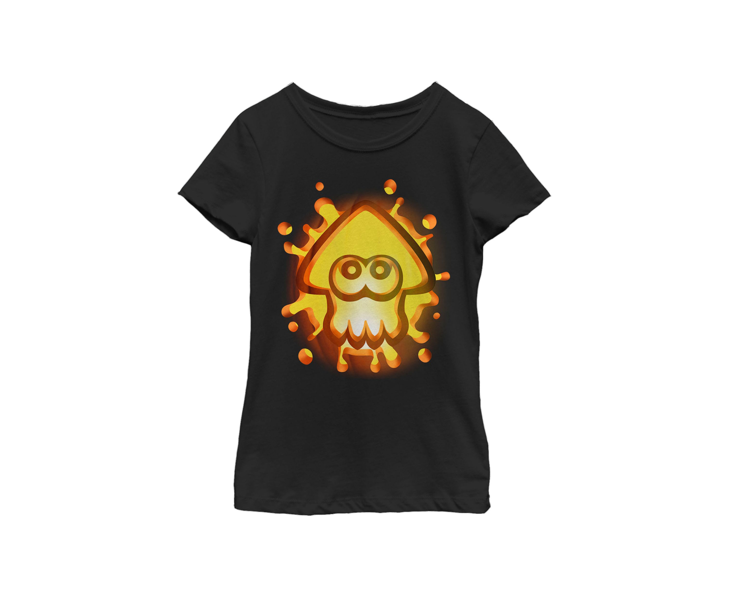 Girls 7-16 Splatoon Inkling Halloween Pumpkin Short Sleeve Graphic T-Shirt