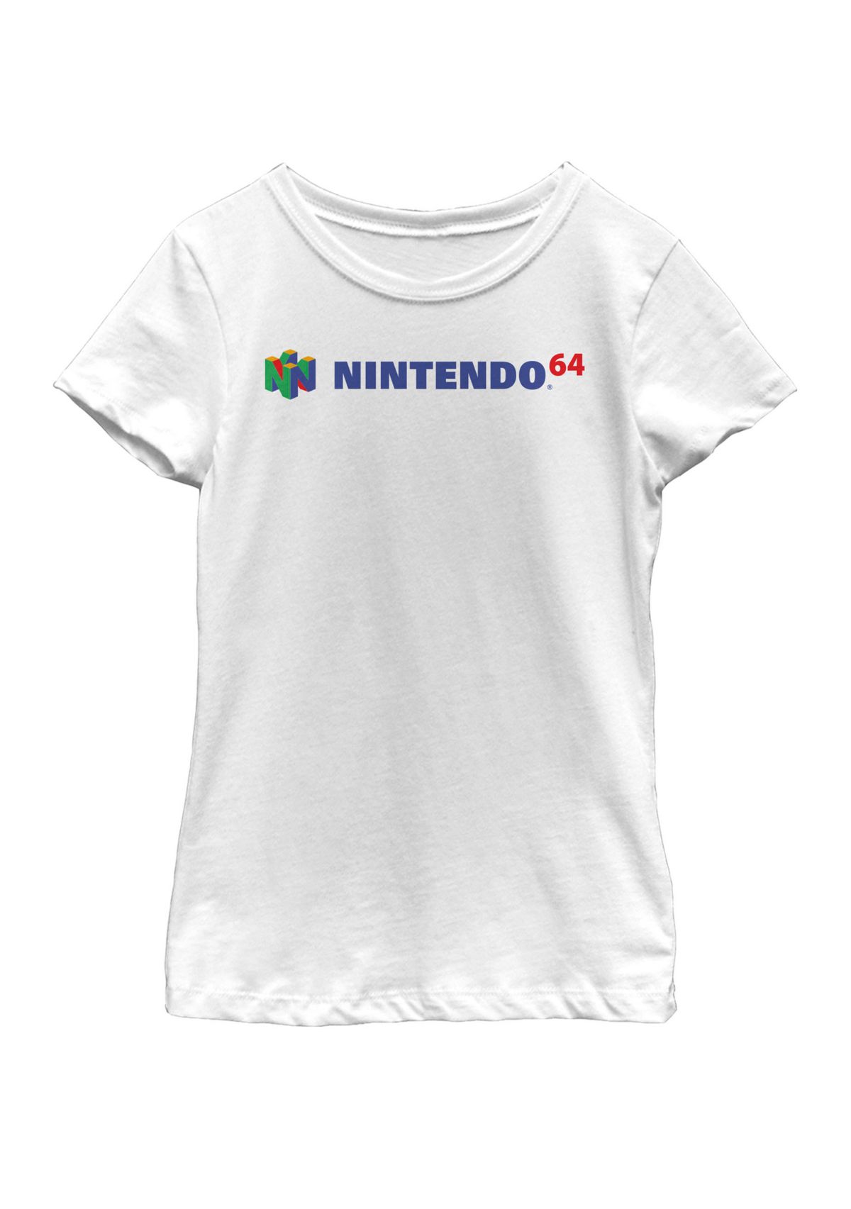 Girls 7-16 Classic Full N64 Logo Short Sleeve Graphic T-Shirt