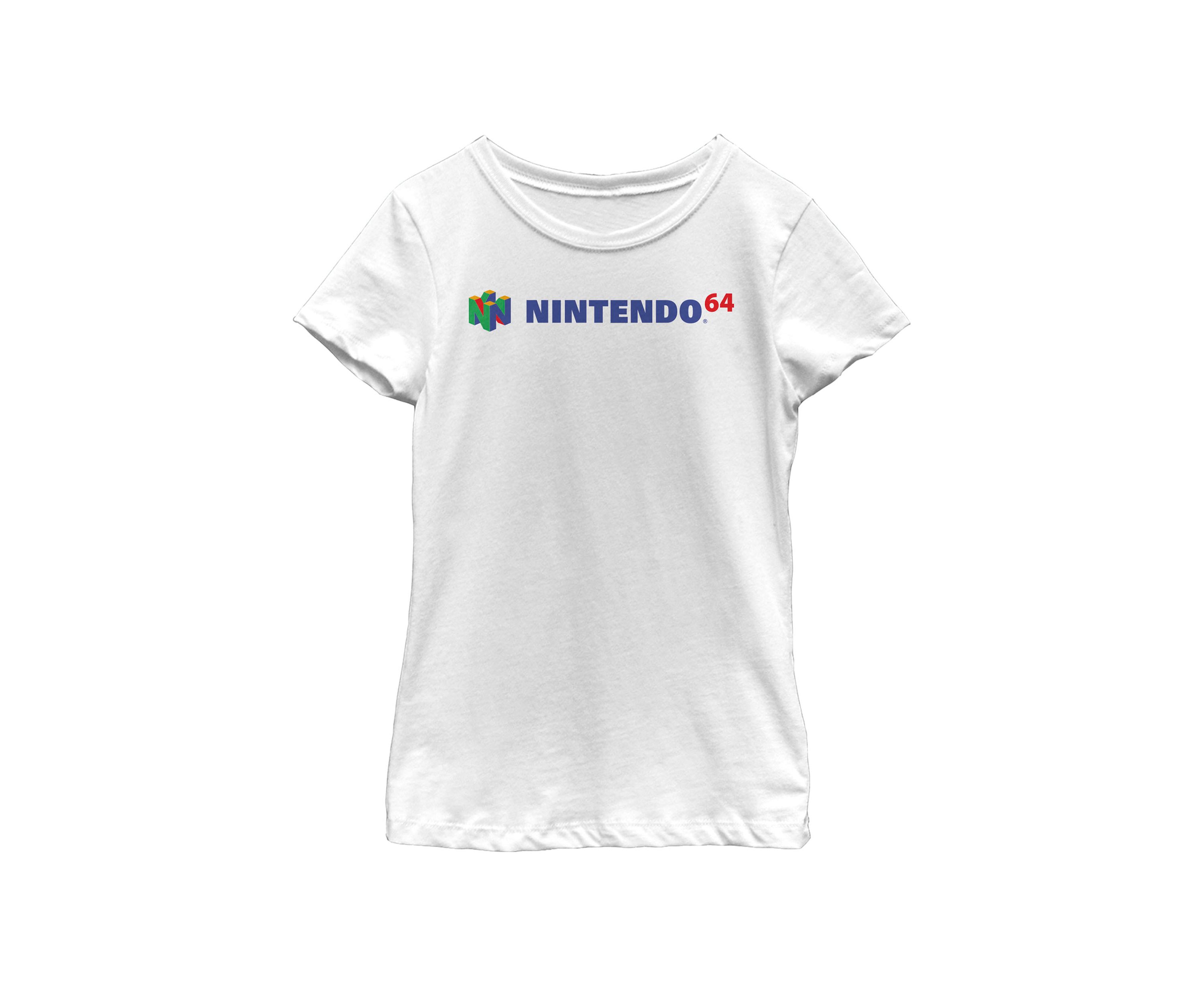 Girls 7-16 Classic Full N64 Logo Short Sleeve Graphic T-Shirt