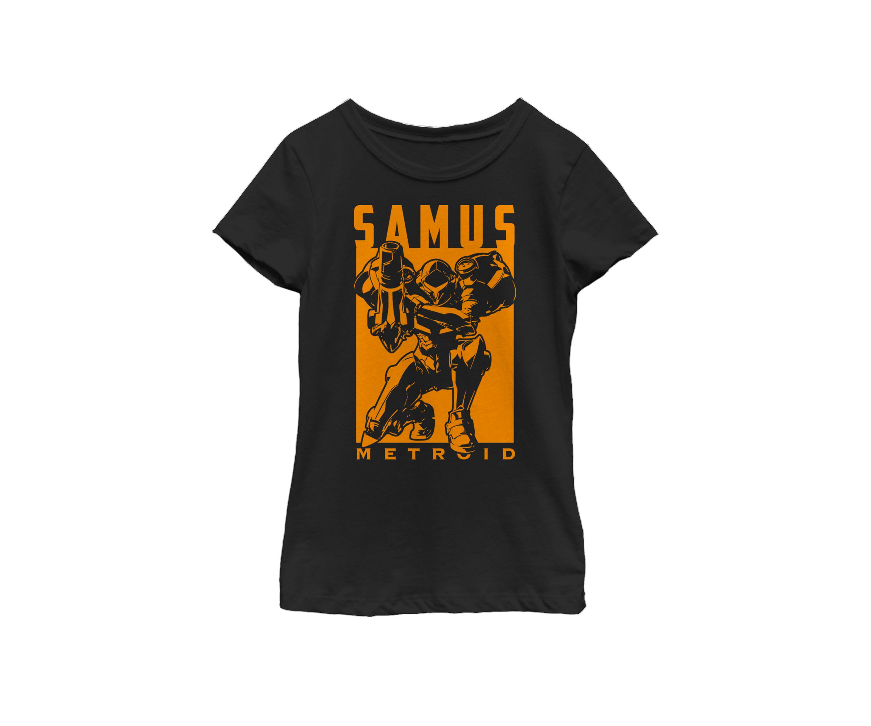 Girls 7-16 Metroid Samus Returns Warrior Pose Short Sleeve Graphic T-Shirt