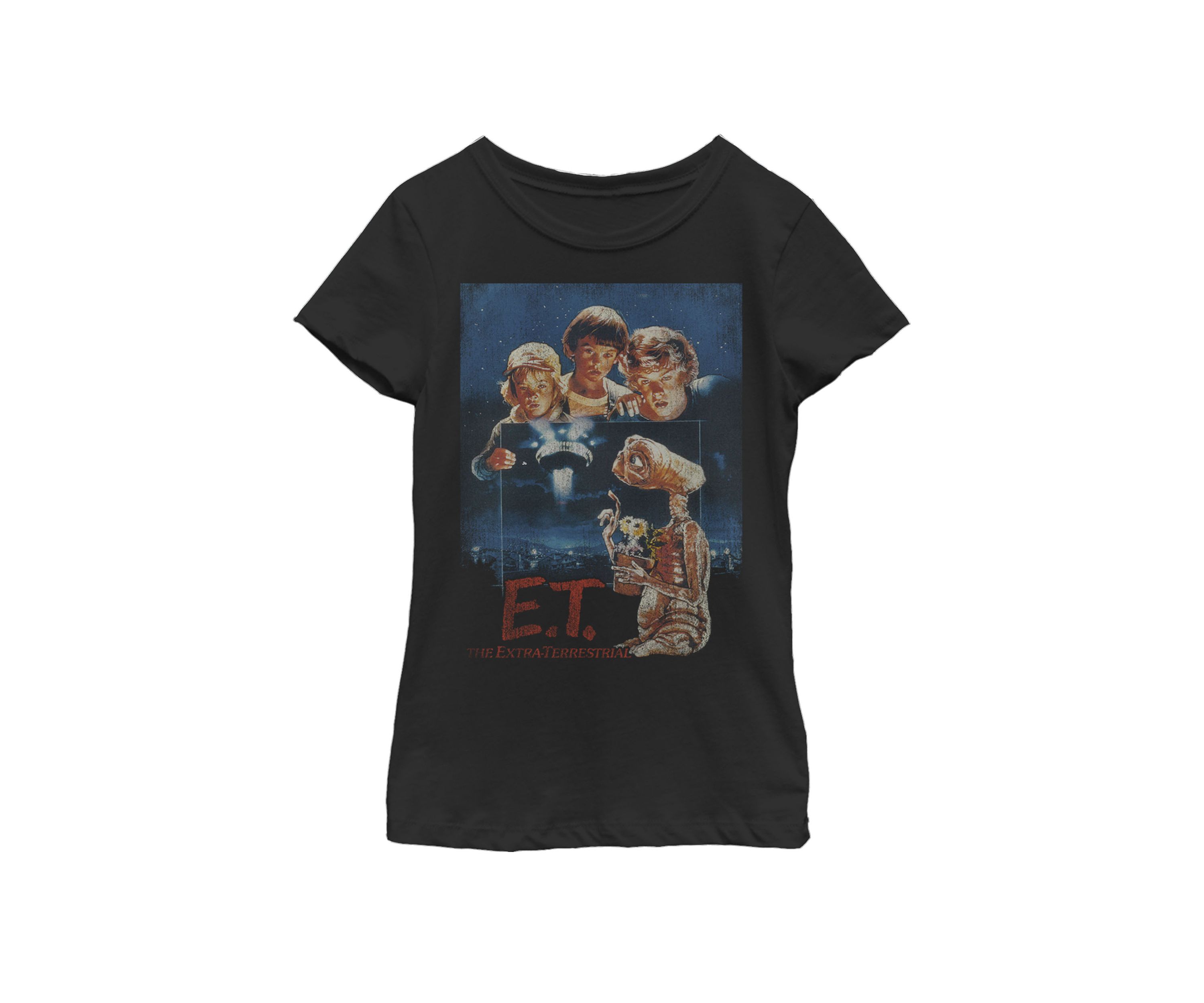 Girls 7-16 Distressed Vintage Photograph Short Sleeve Graphic T-Shirt