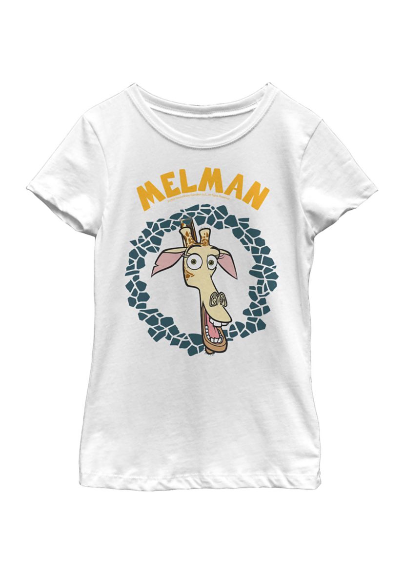 Girls 4-6x Mad 2 Melman Graphic T-Shirt