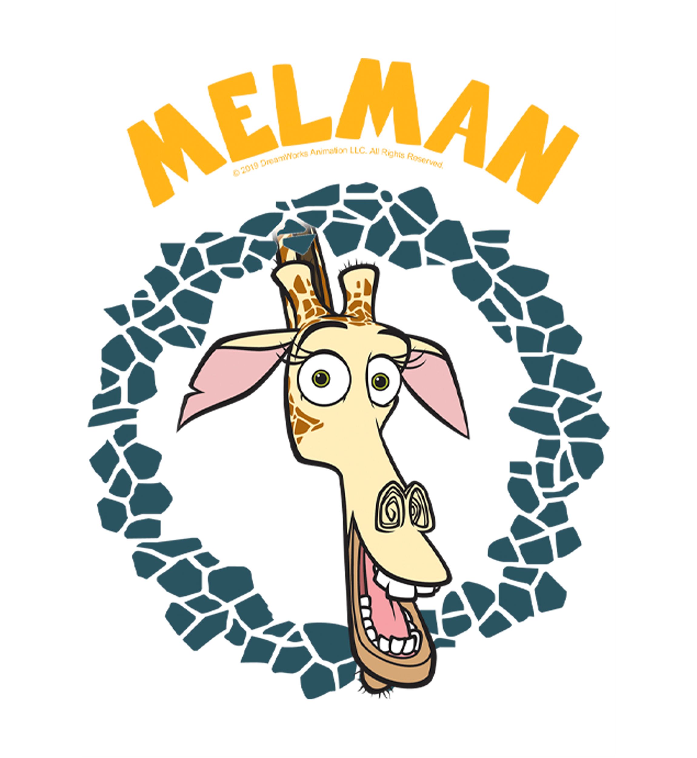 Girls 4-6x Mad 2 Melman Graphic T-Shirt