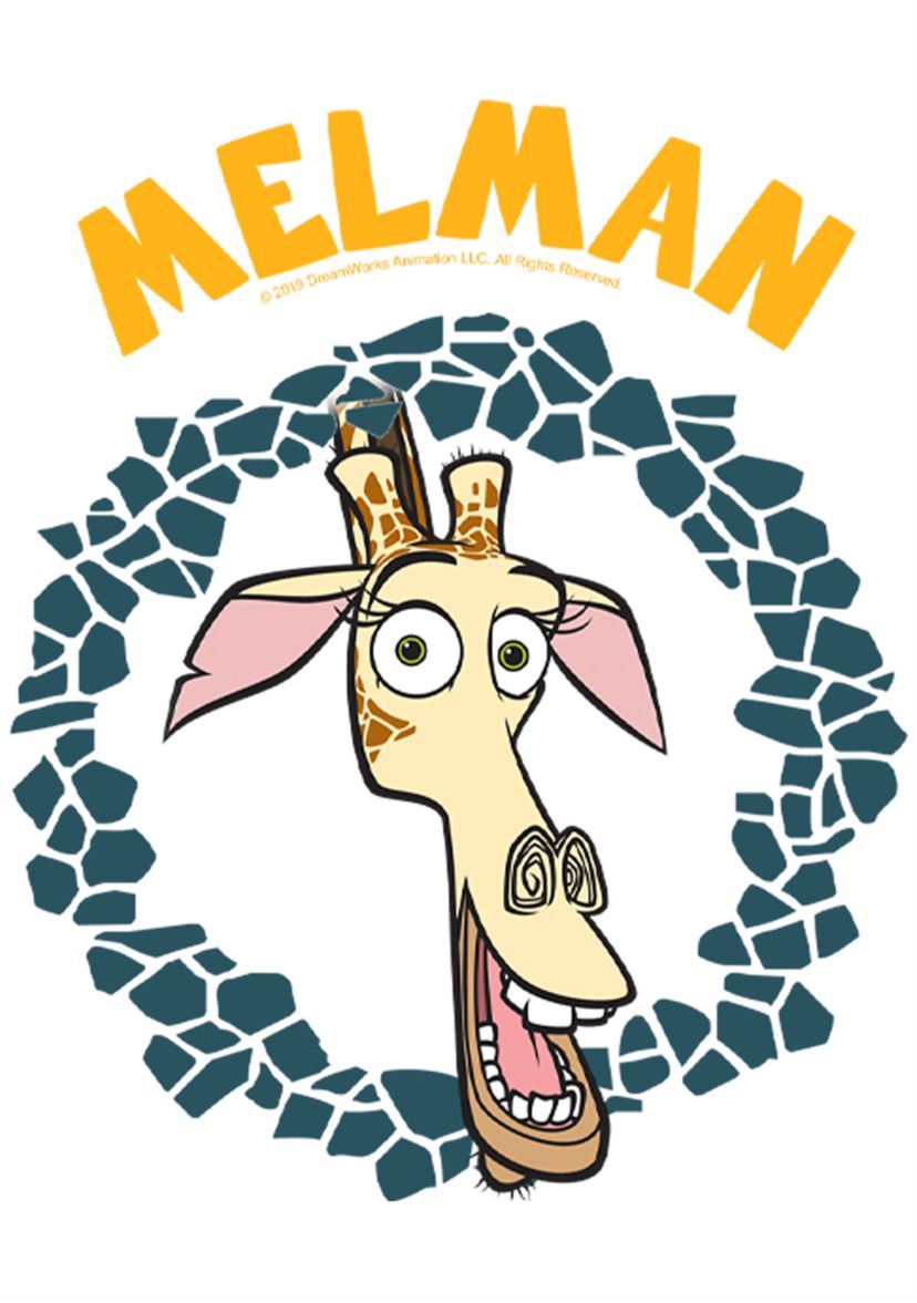 Girls 4-6x Mad 2 Melman Graphic T-Shirt