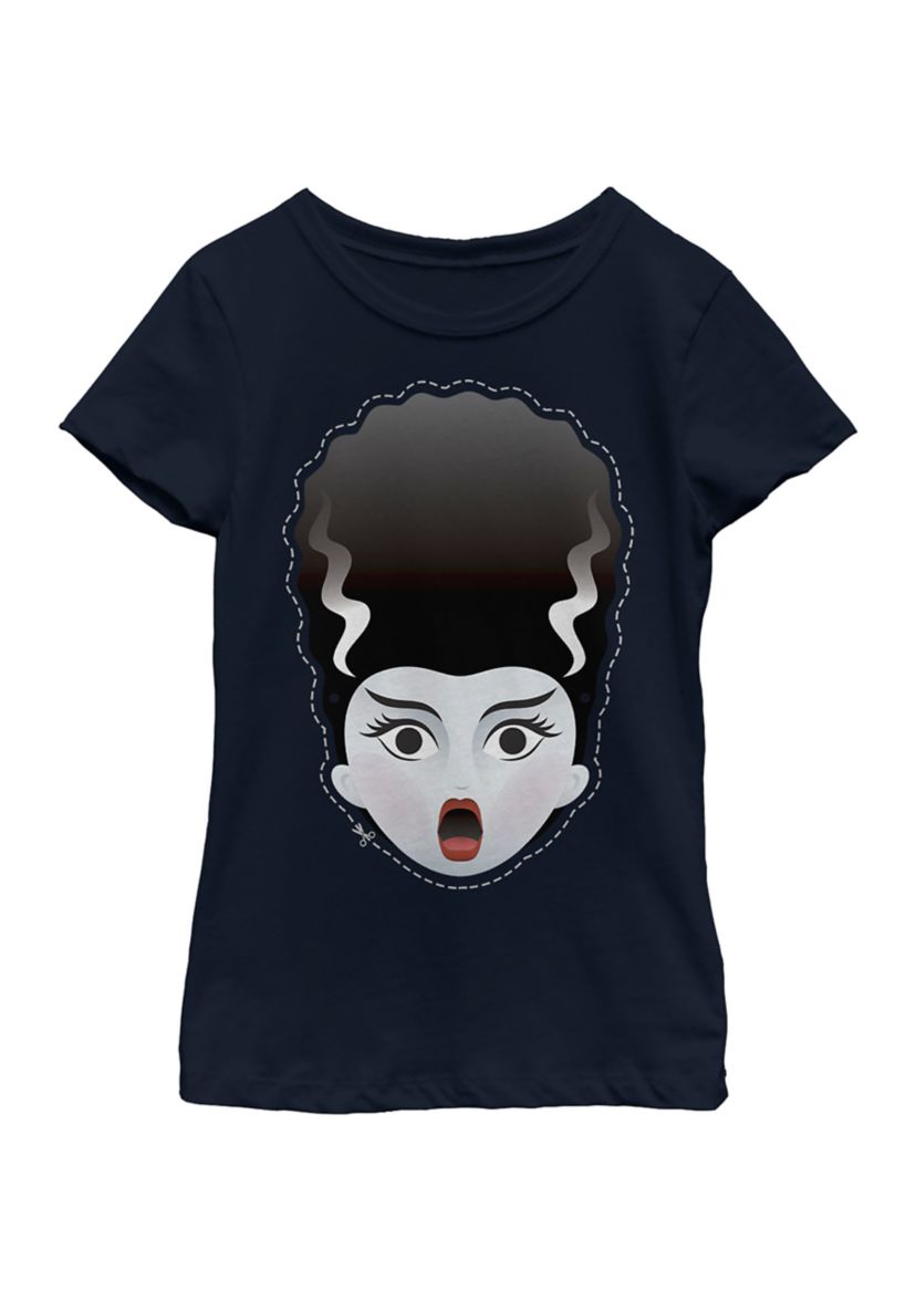 Girls 4-6x Classic Monsters Kiddy Bride Mask Graphic T-Shirt