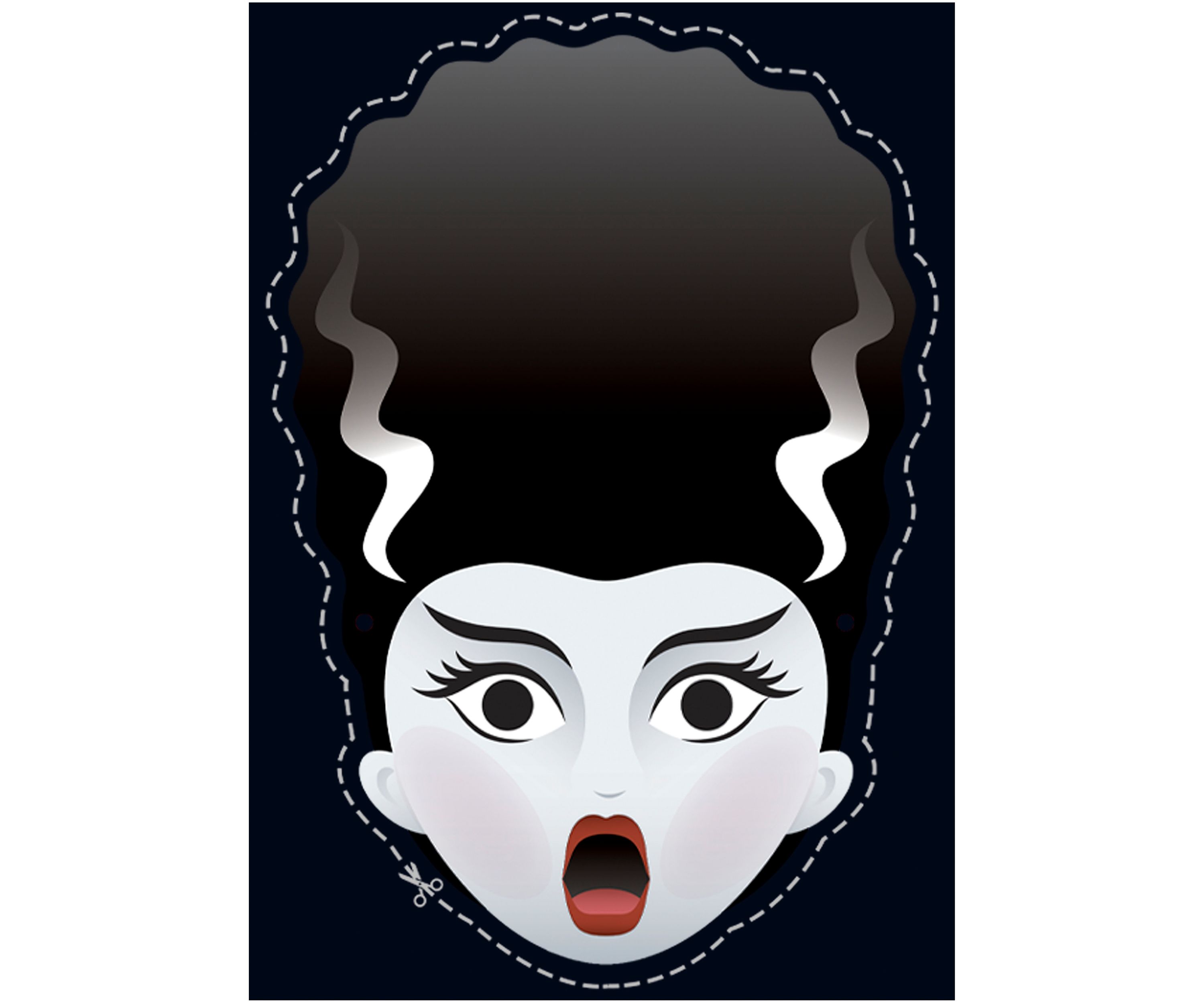 Girls 4-6x Classic Monsters Kiddy Bride Mask Graphic T-Shirt