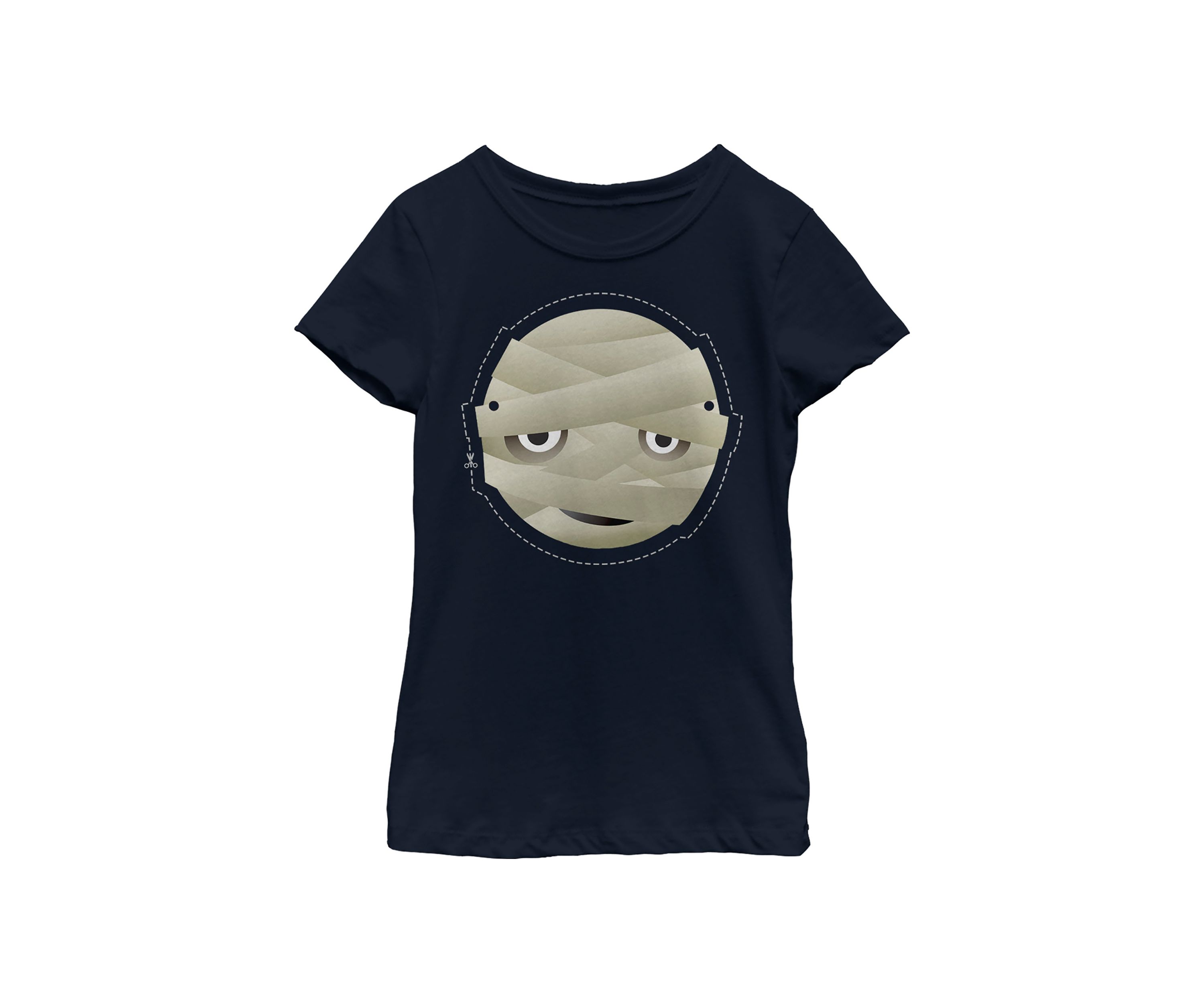 Girls 4-6x Classic Monsters Kiddy Mummy Mask Graphic T-Shirt