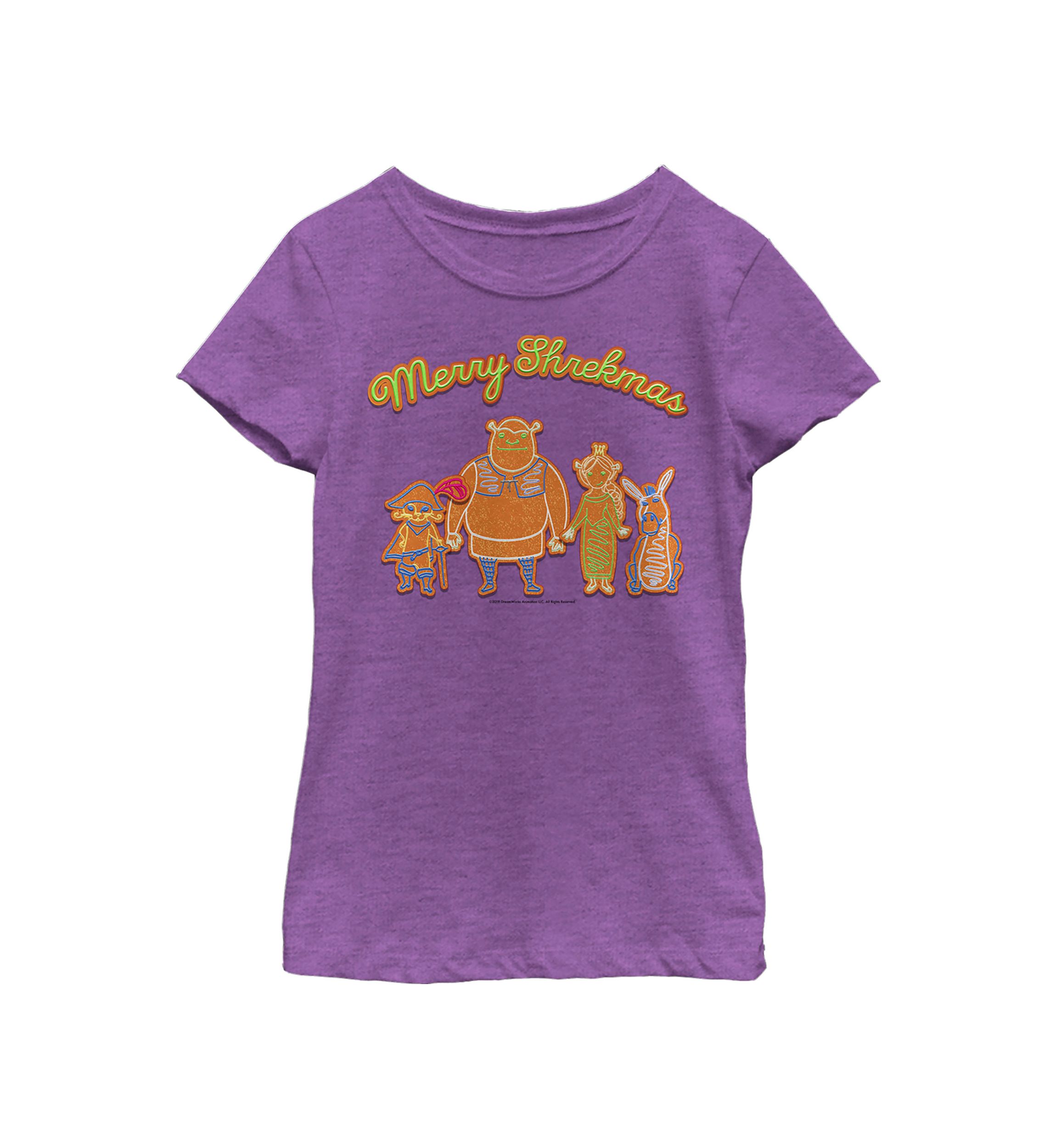 Girls 4-6x Shrekmas Cookies T-Shirt