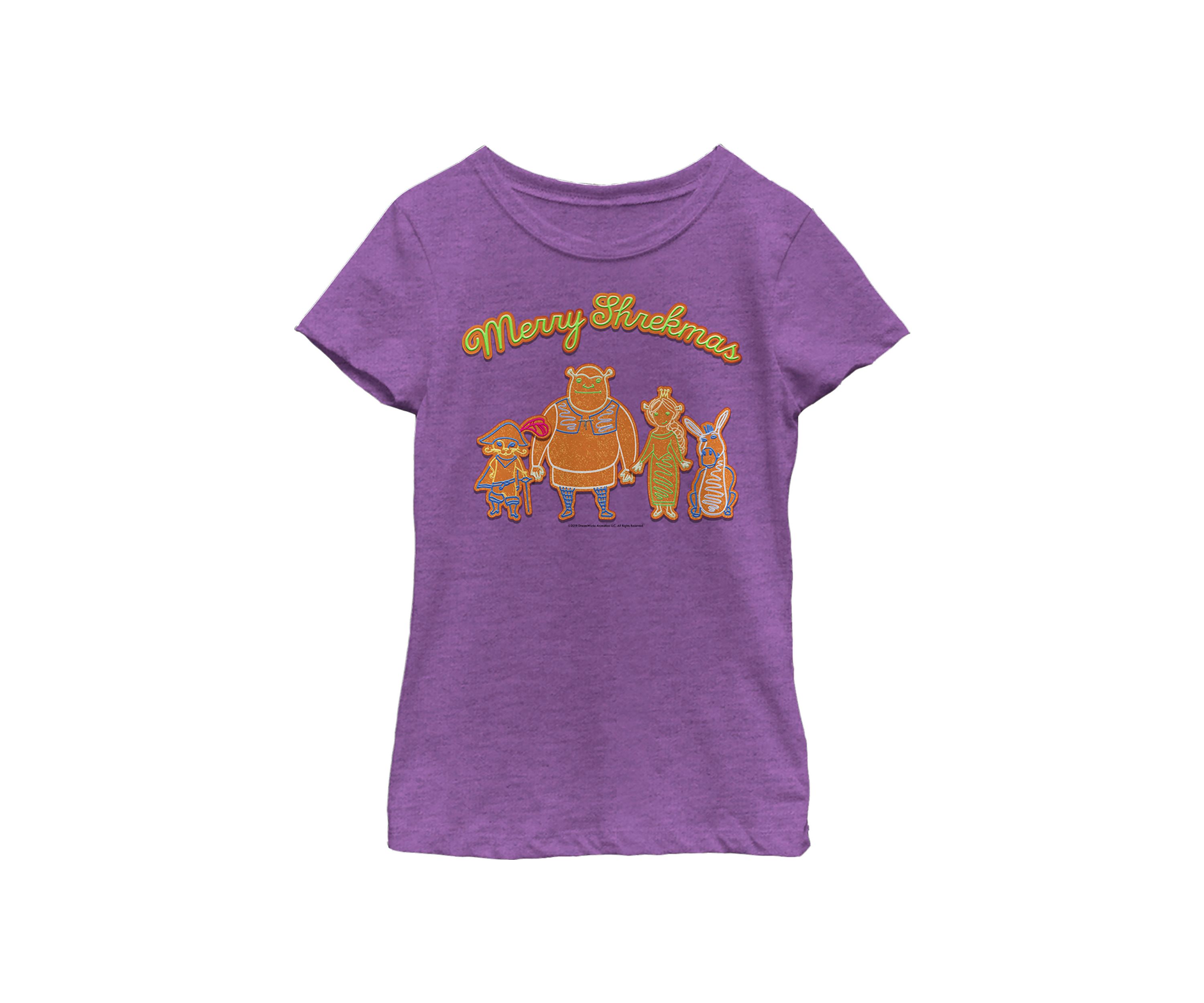  Girls 4-6x Shrekmas Cookies T-Shirt
