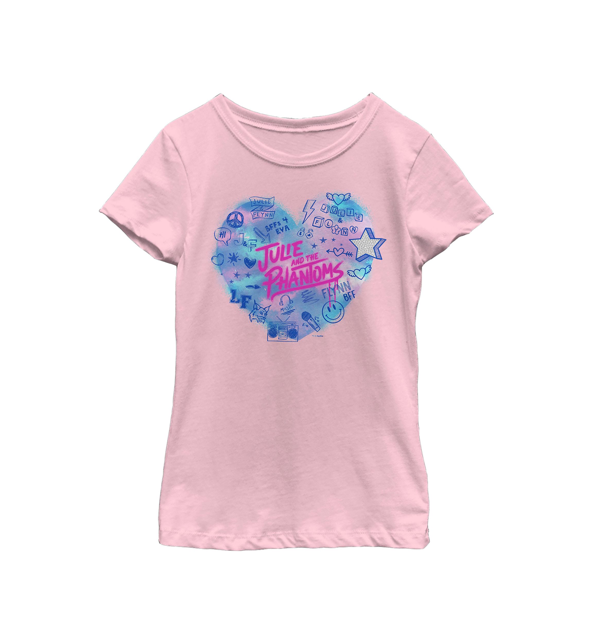 Girls 4-6x Heart Julie Icons Graphic T-Shirt