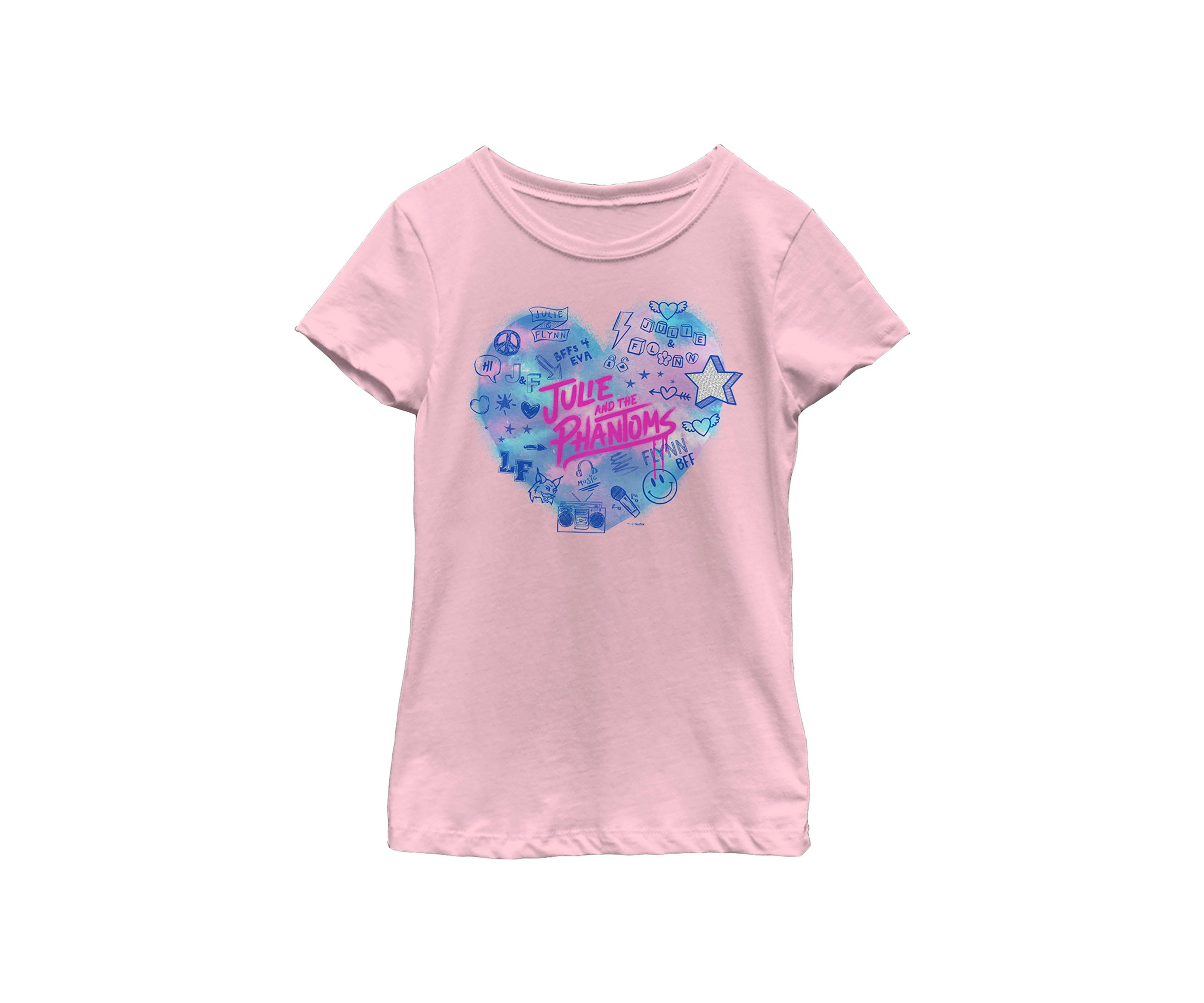 Girls 4-6x Heart Julie Icons Graphic T-Shirt