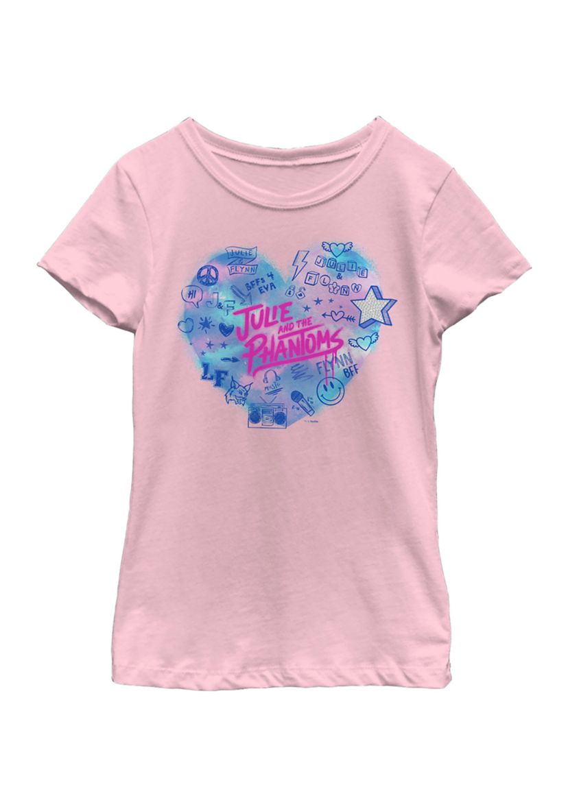 Girls 4-6x Heart Julie Icons Graphic T-Shirt