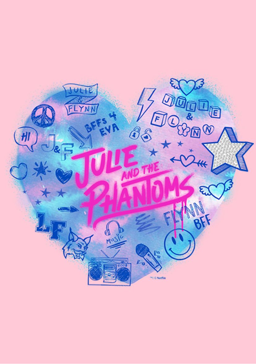 Girls 4-6x Heart Julie Icons Graphic T-Shirt
