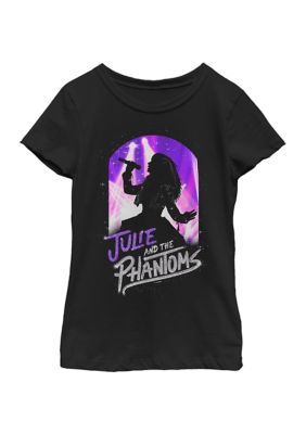 Julie and the Phantoms Girls 4-6x Julie Solo Graphic T-Shirt, Black, XSmall