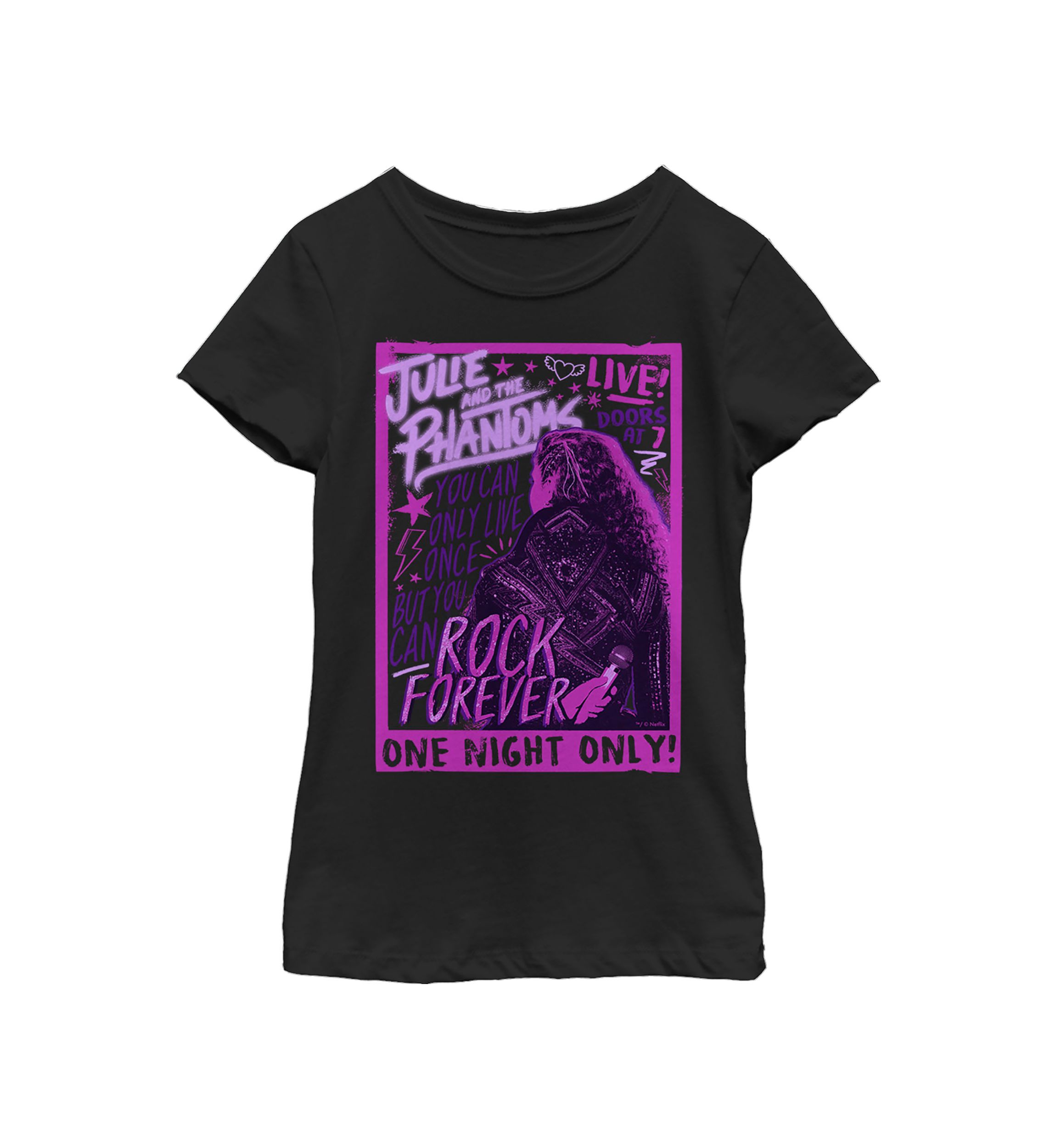 Girls 4-6x Live Concert Graphic T-Shirt 