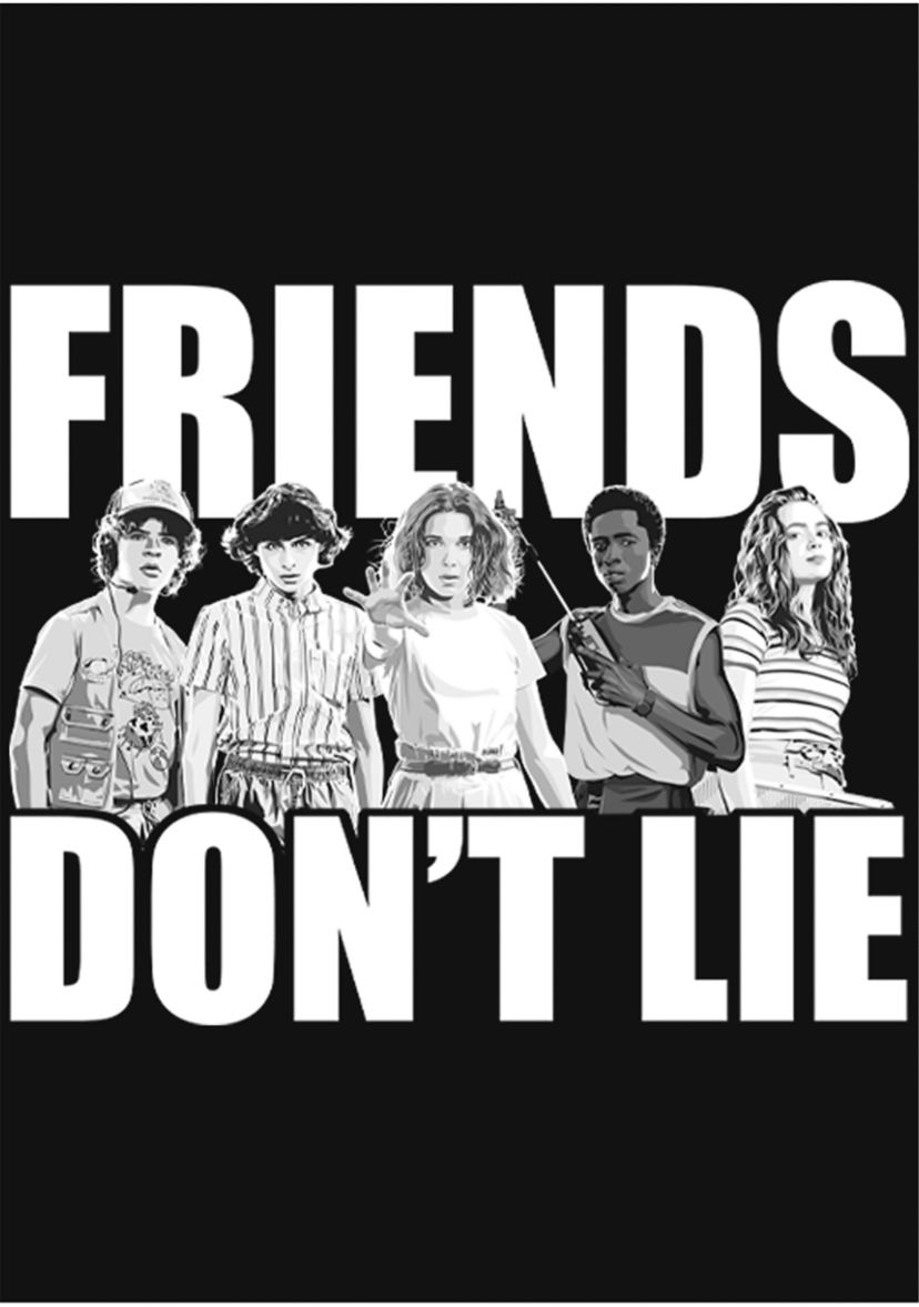 Girls 4-6x Cast Friends Dont Lie Top