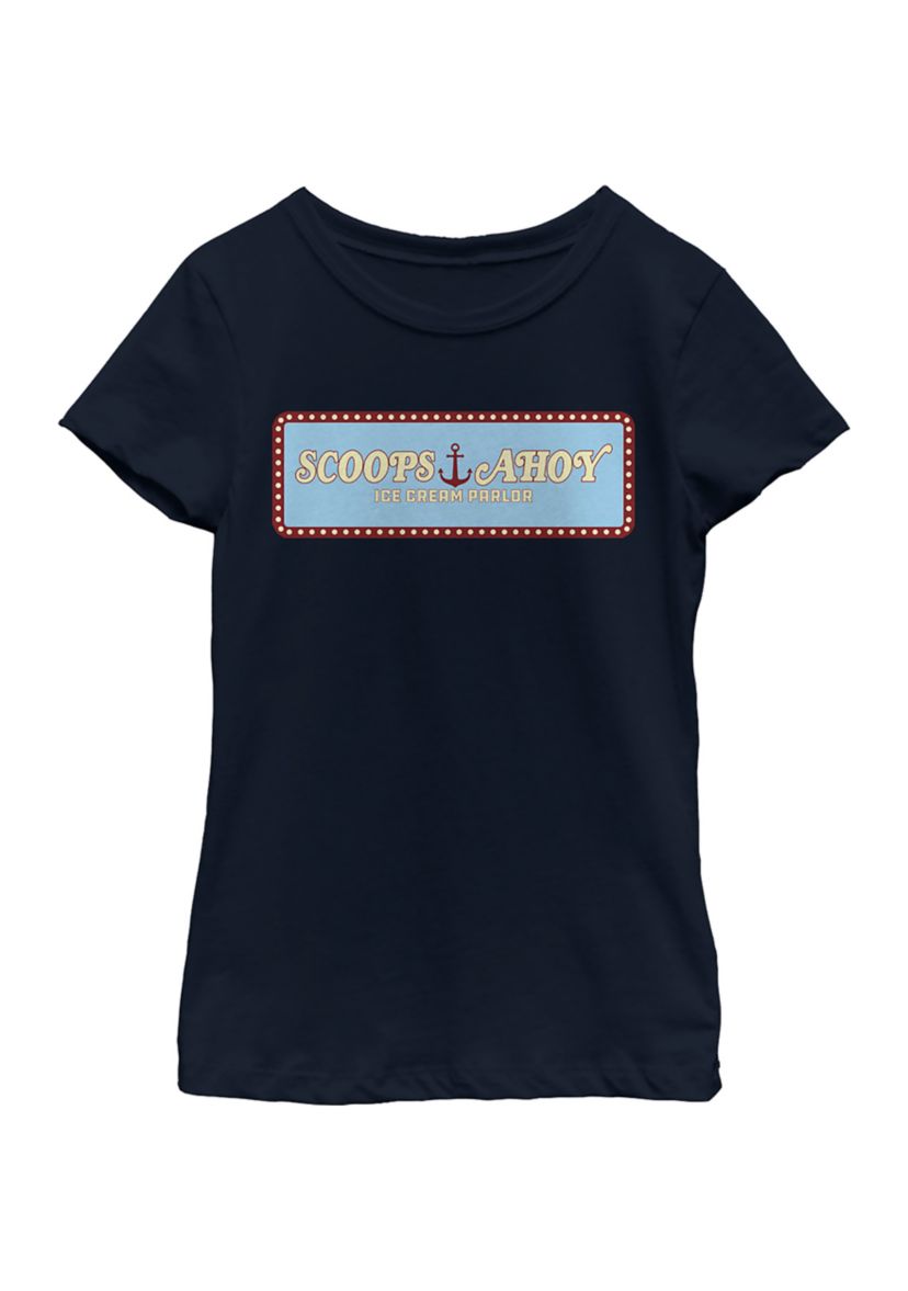 Girls 4-6x Scoops Ahoy Panel Top