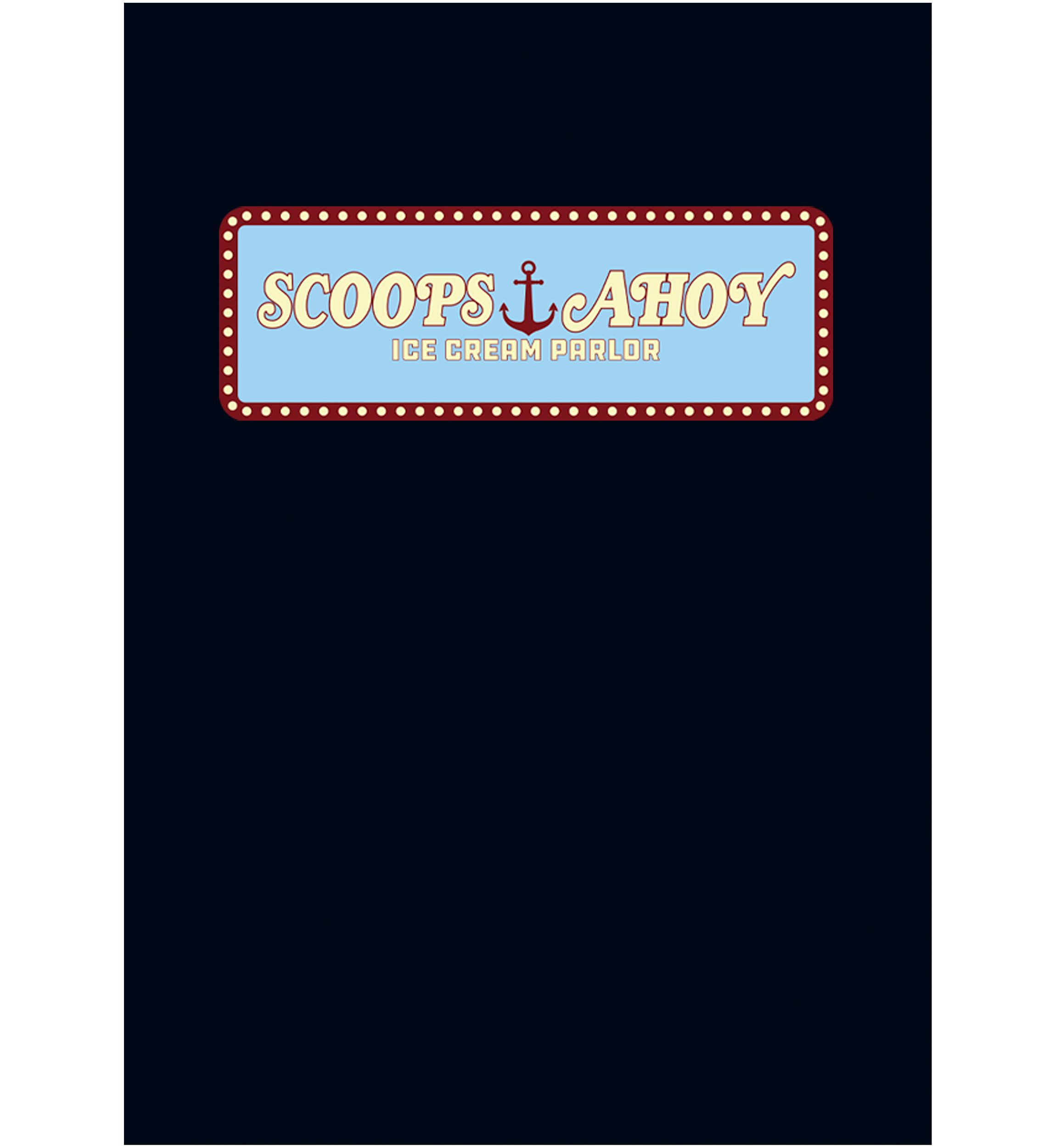 Girls 4-6x Scoops Ahoy Panel Top