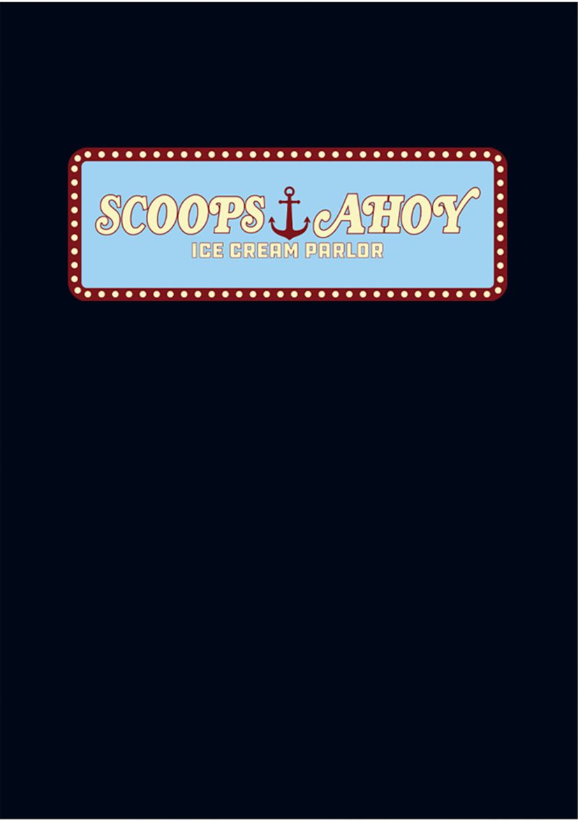 Girls 4-6x Scoops Ahoy Panel Top