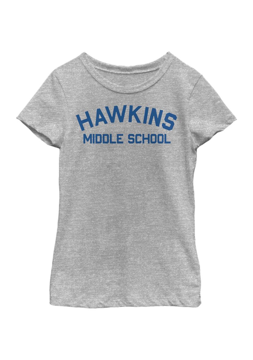Girls 4-6x Hawkins Mid School Top