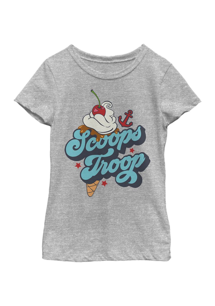 Girls 4-6x Scoops Troops Top