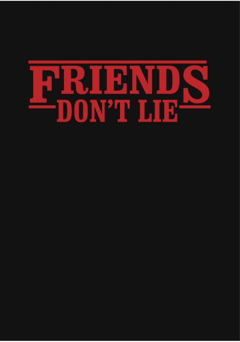 Girls 4-6x Friends Dont Lie Top