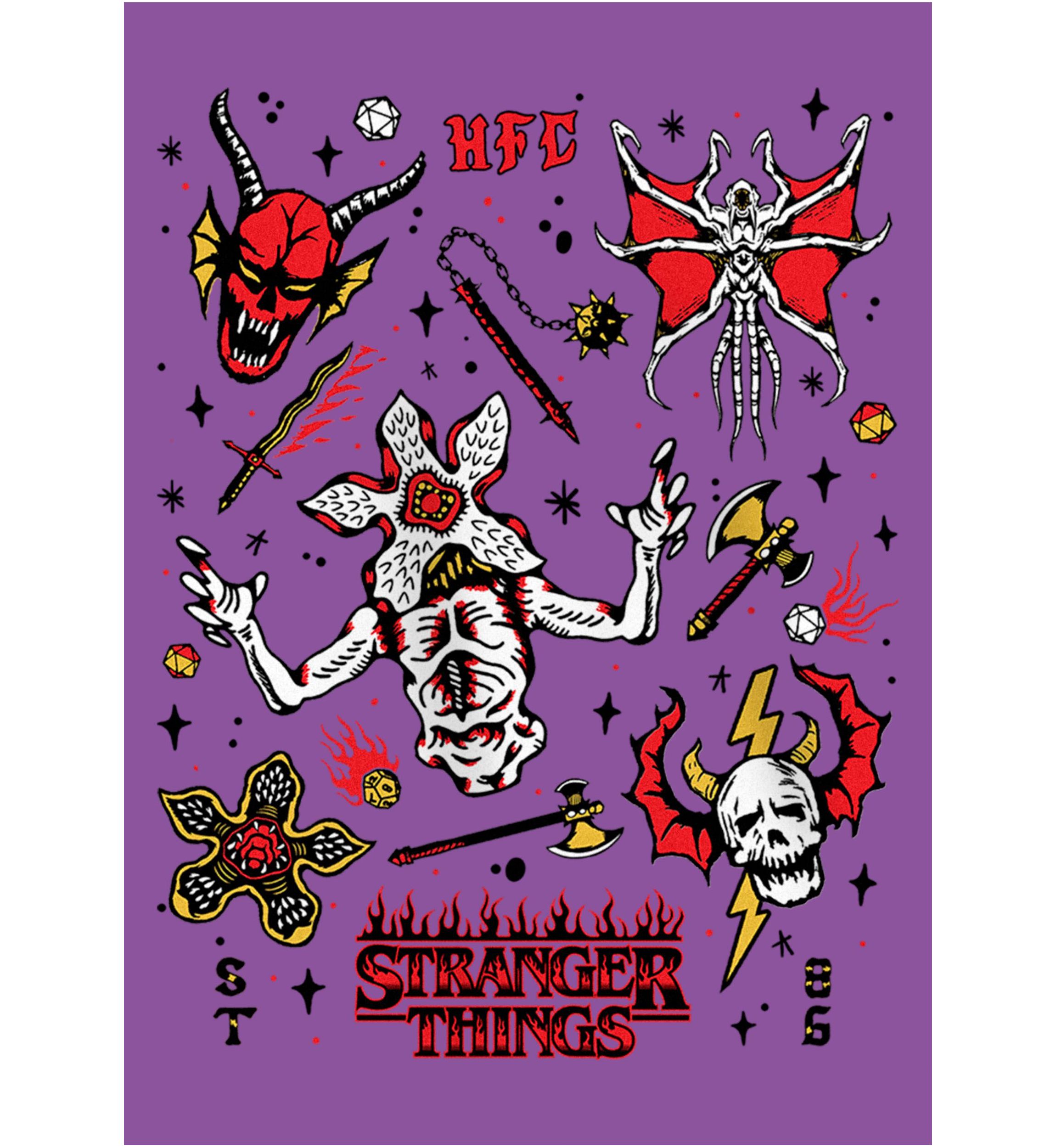 Stranger Flash Sheet Graphic T-Shirt