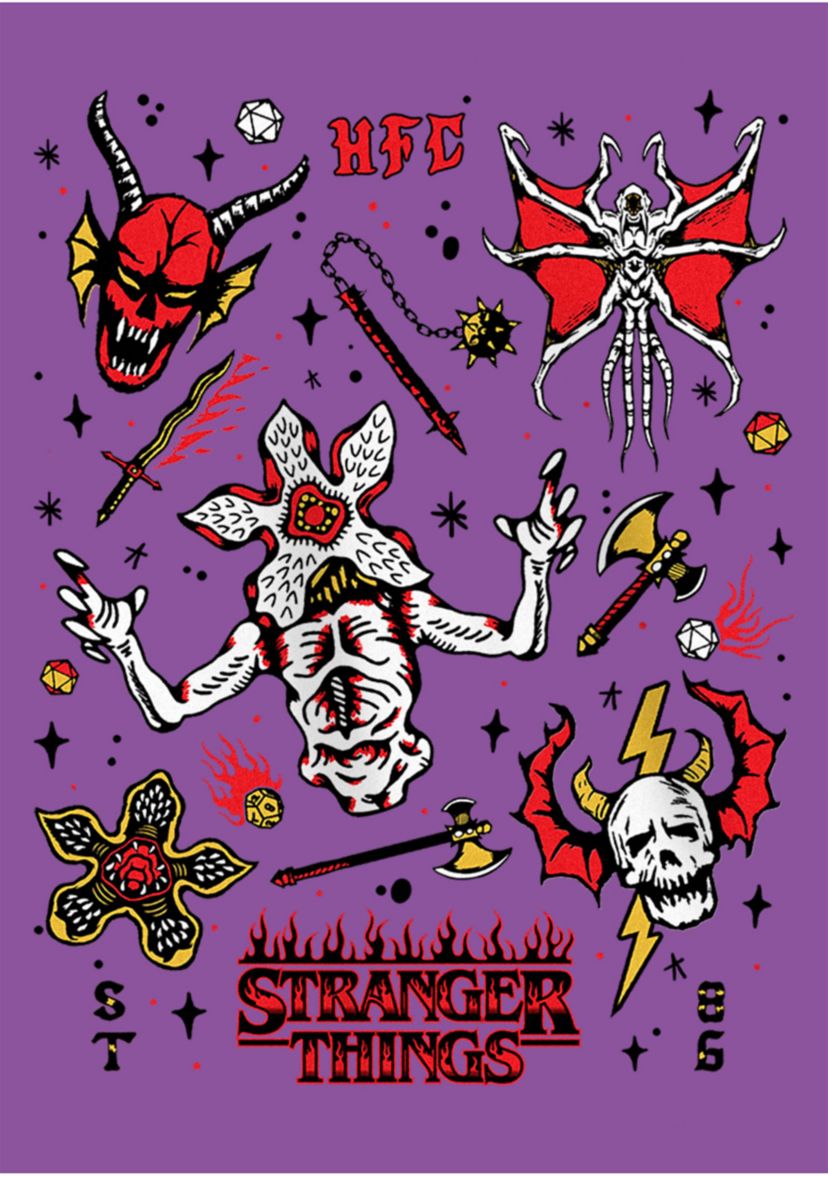 Stranger Flash Sheet Graphic T-Shirt