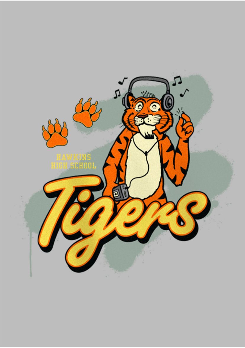 Tigers Hawkins High School Graphic T-Shirt