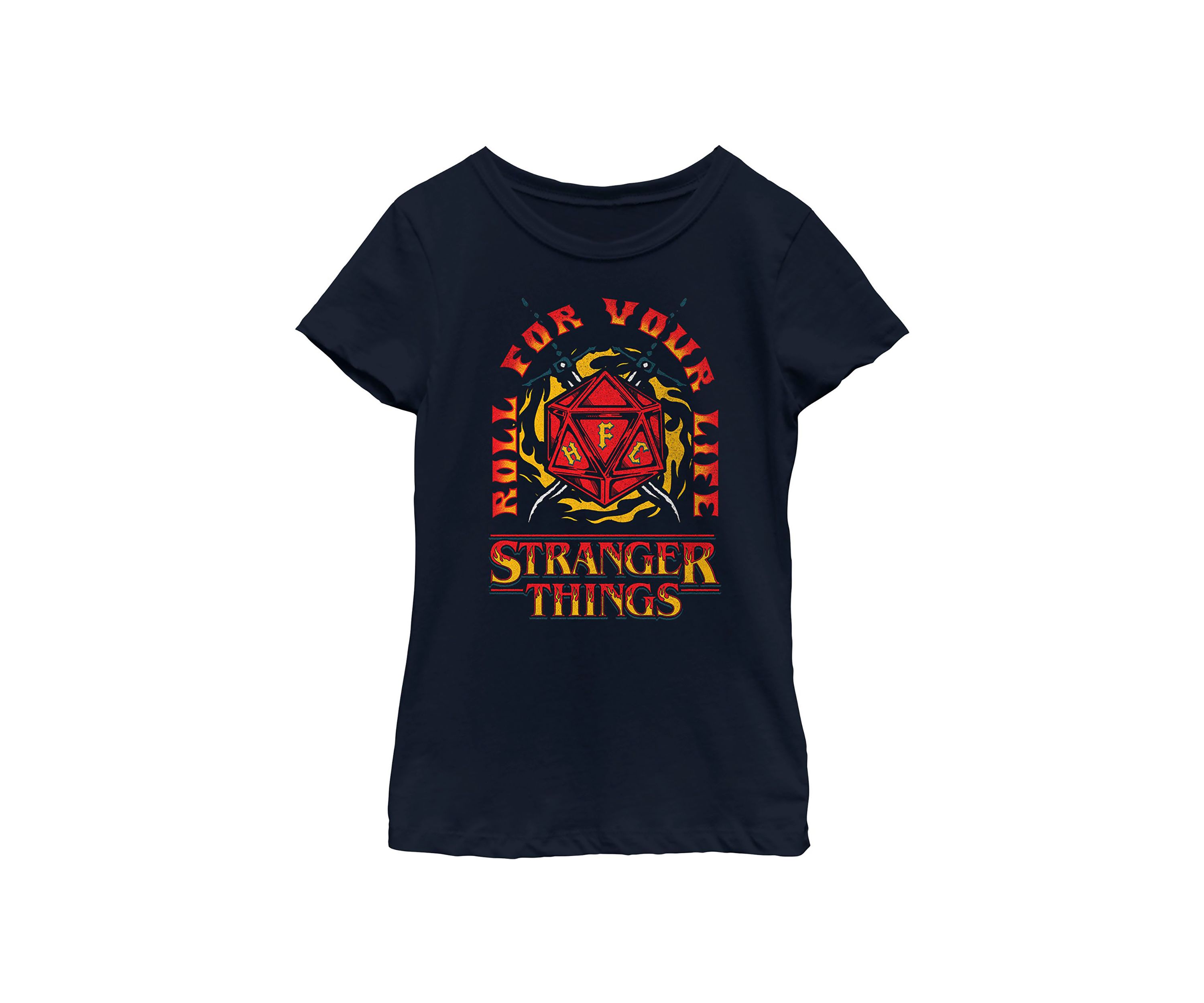 Fire And Dice Graphic T-Shirt